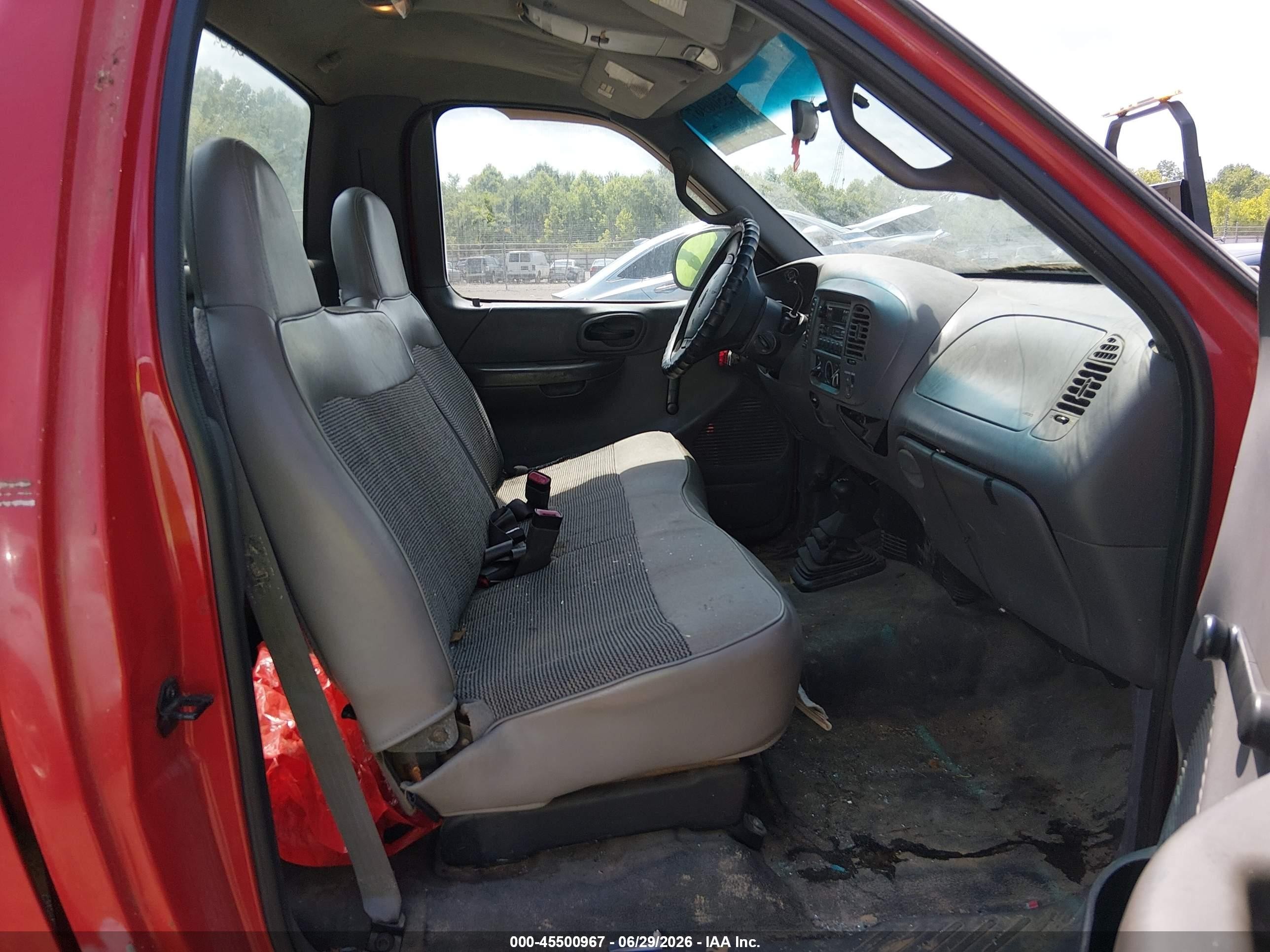 2000 Ford F-150 Work Series/xl/xlt Red vin: 1FTZF182XYNA67852