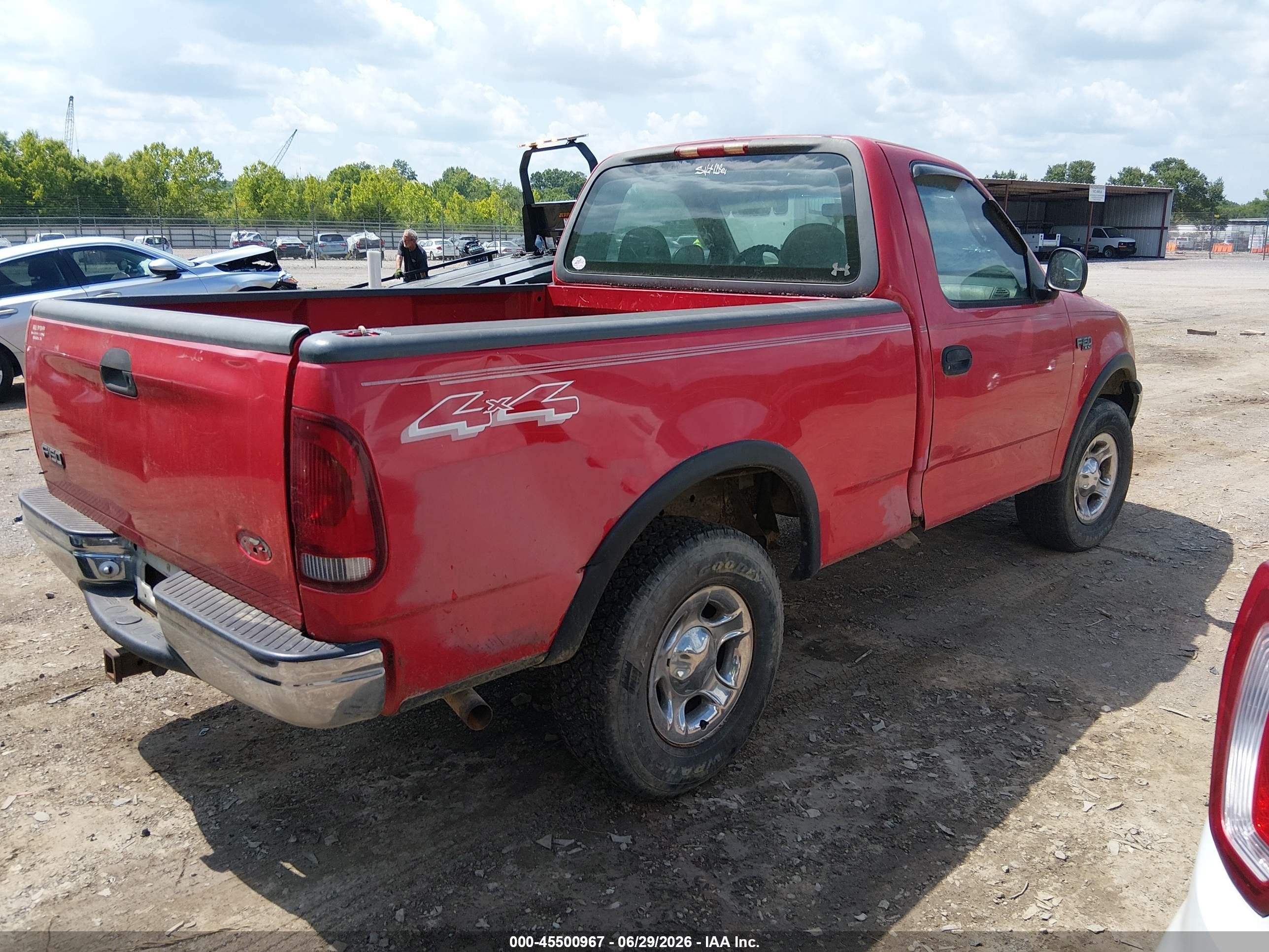 2000 Ford F-150 Work Series/xl/xlt Red vin: 1FTZF182XYNA67852
