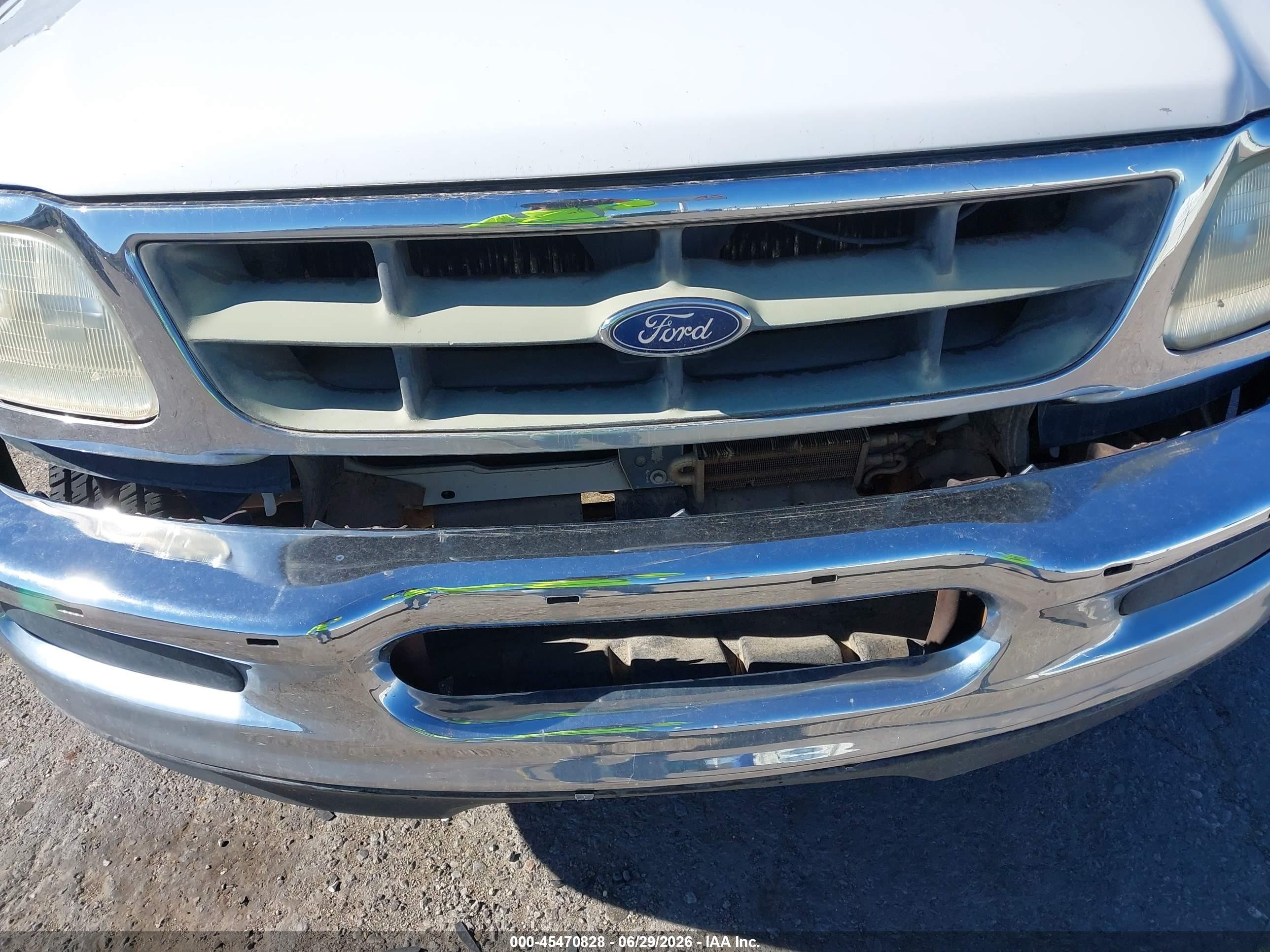 1998 Ford F-150 Lariat/standard/xl/xlt White vin: 1FTZF1861WKB50166