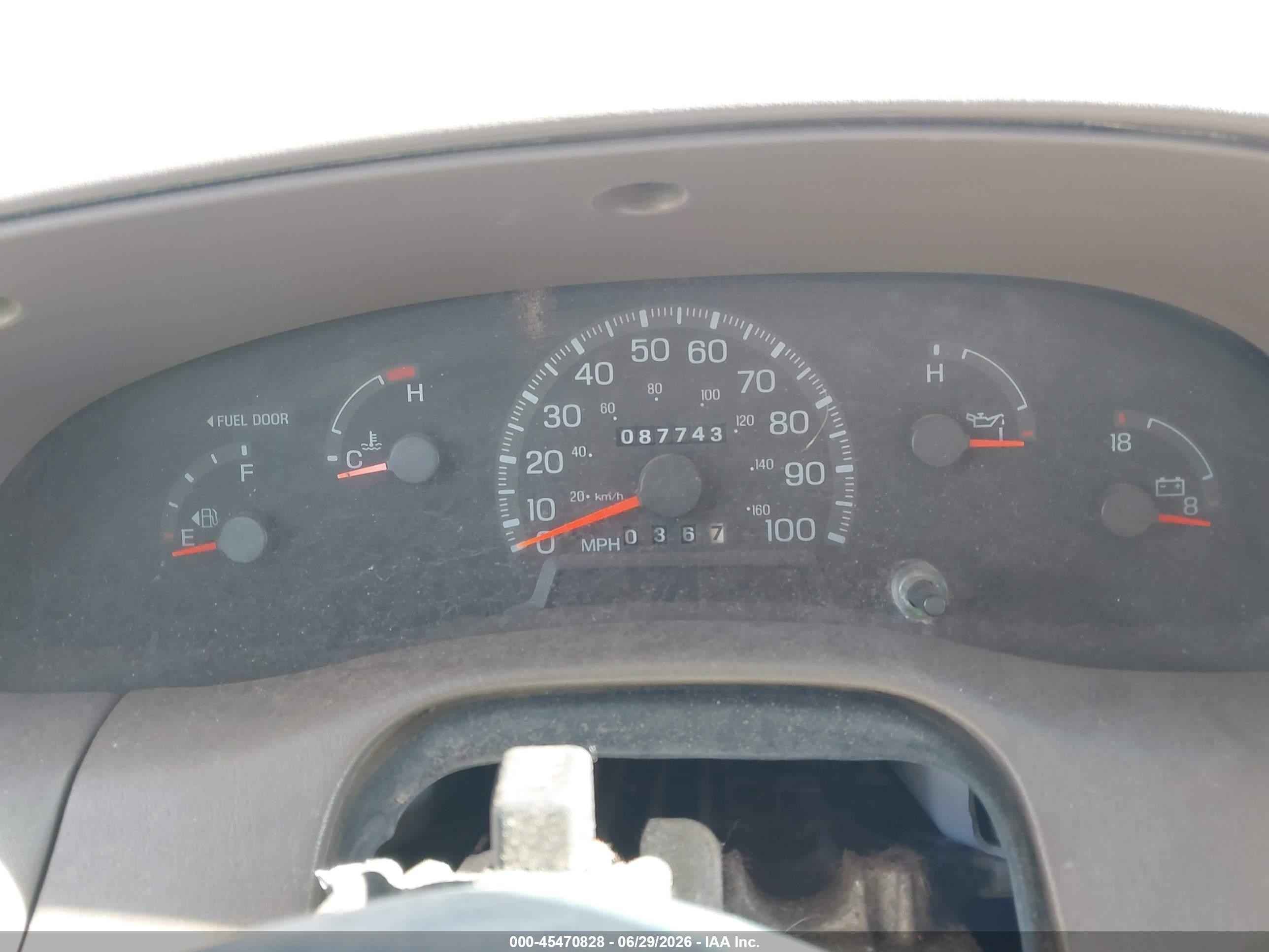 1998 Ford F-150 Lariat/standard/xl/xlt White vin: 1FTZF1861WKB50166