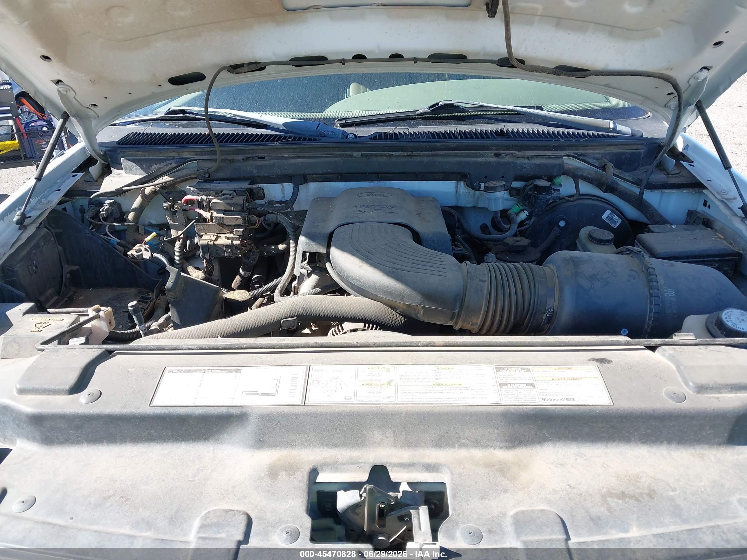 1998 Ford F-150 Lariat/standard/xl/xlt White vin: 1FTZF1861WKB50166