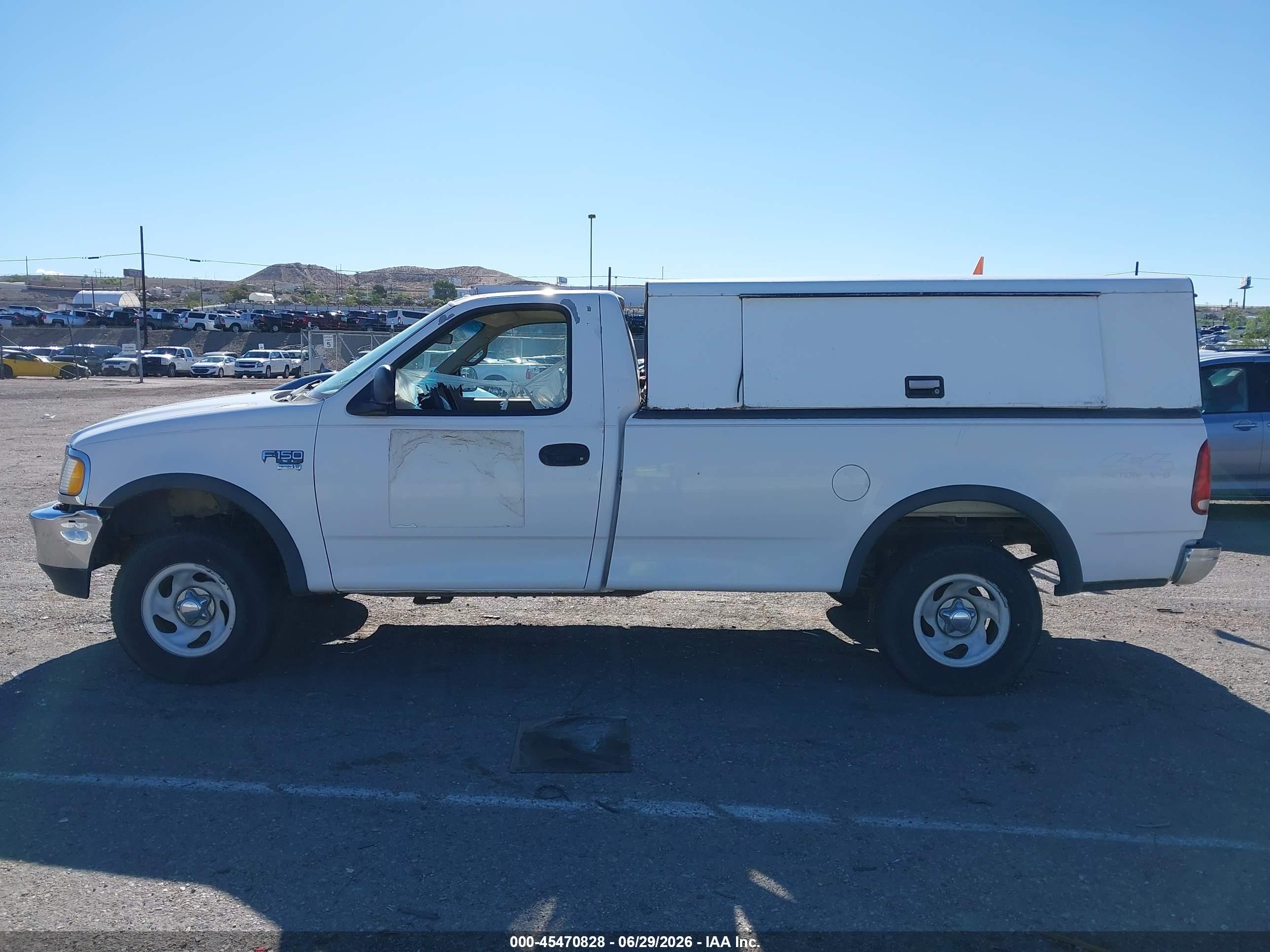 1998 Ford F-150 Lariat/standard/xl/xlt White vin: 1FTZF1861WKB50166
