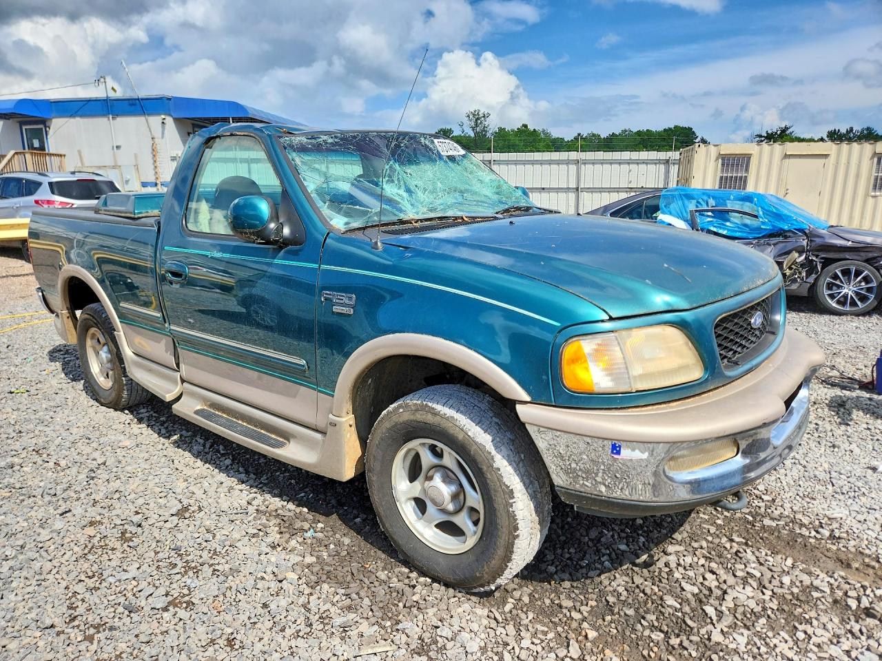 1998 Ford F150 Green vin: 1FTZF18W7WNA55030
