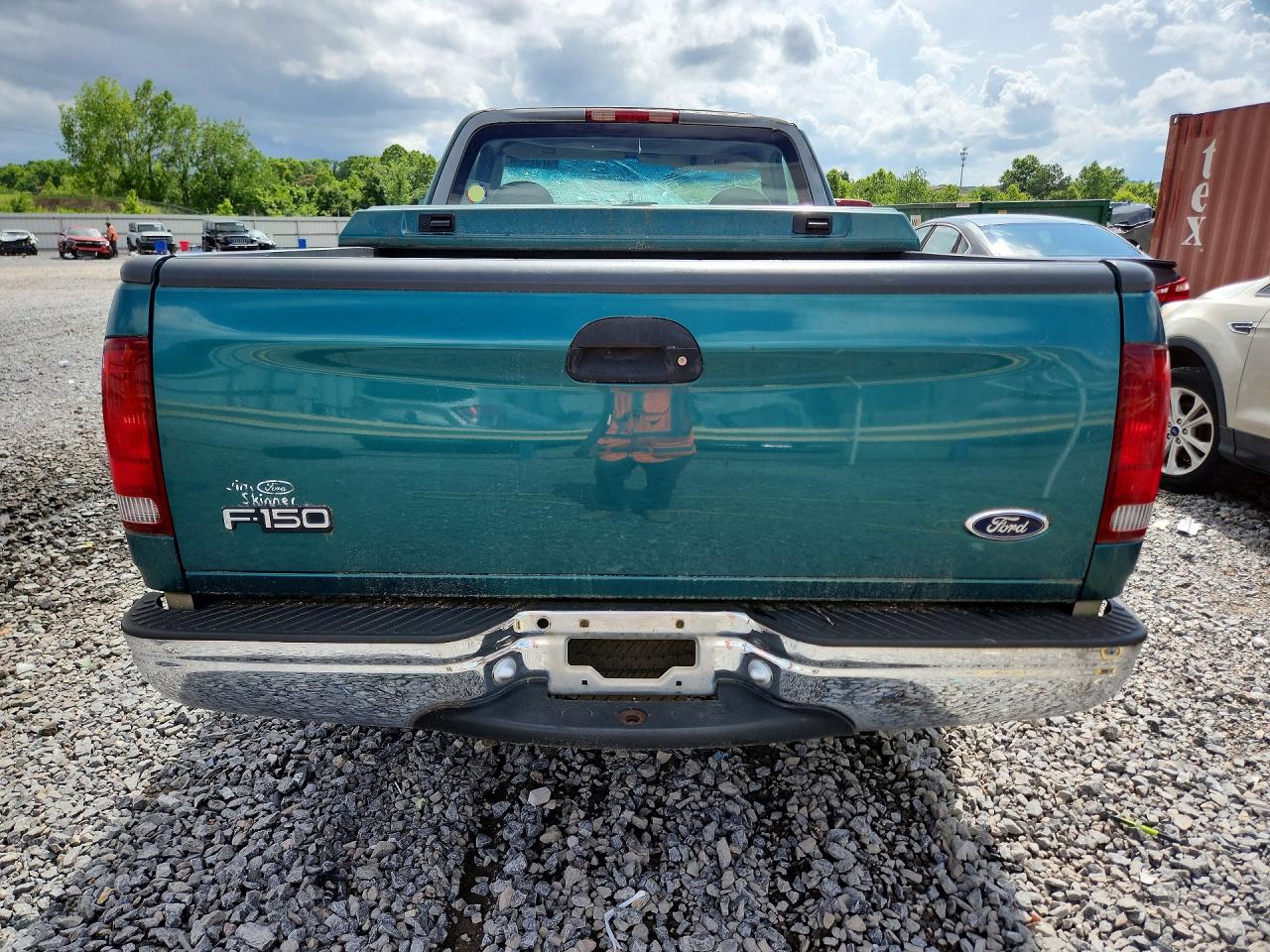 1998 Ford F150 Green vin: 1FTZF18W7WNA55030