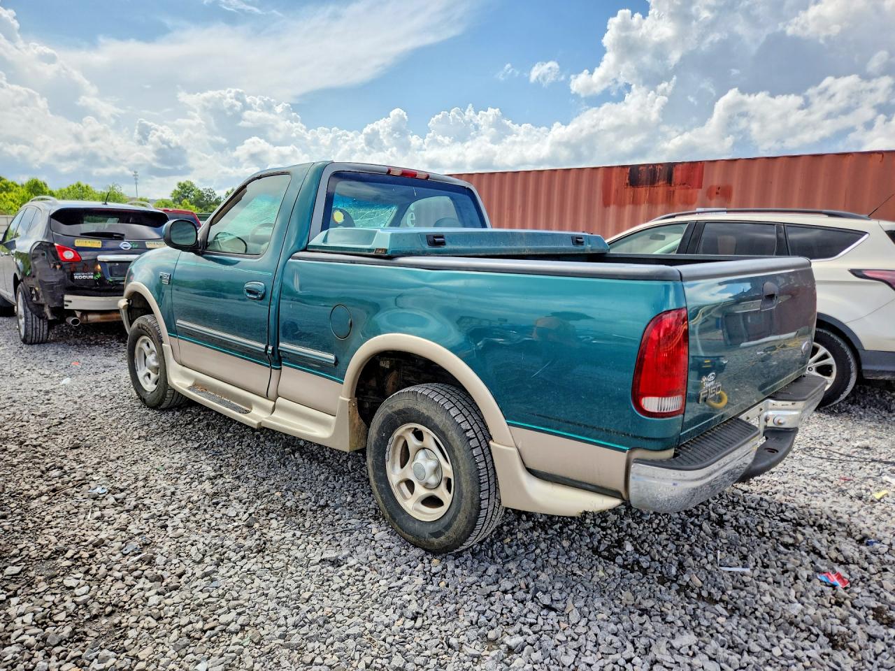 1998 Ford F150 Green vin: 1FTZF18W7WNA55030