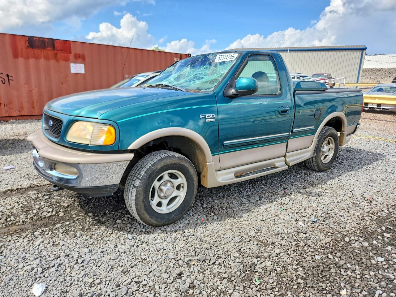 1998 Ford F150 Green vin: 1FTZF18W7WNA55030