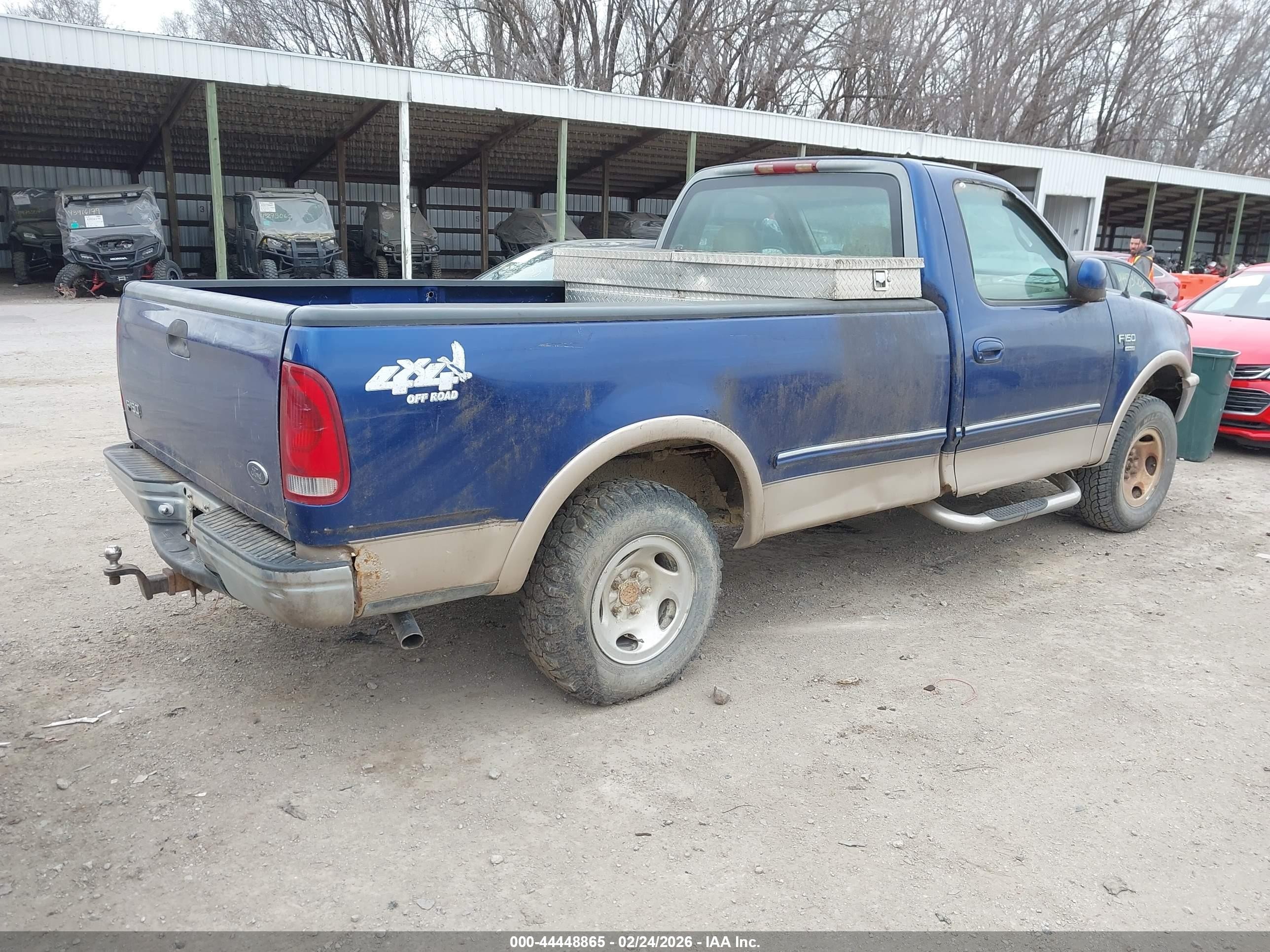1998 Ford F-150 Lariat/standard/xl/xlt Blue vin: 1FTZF18W9WKB27718