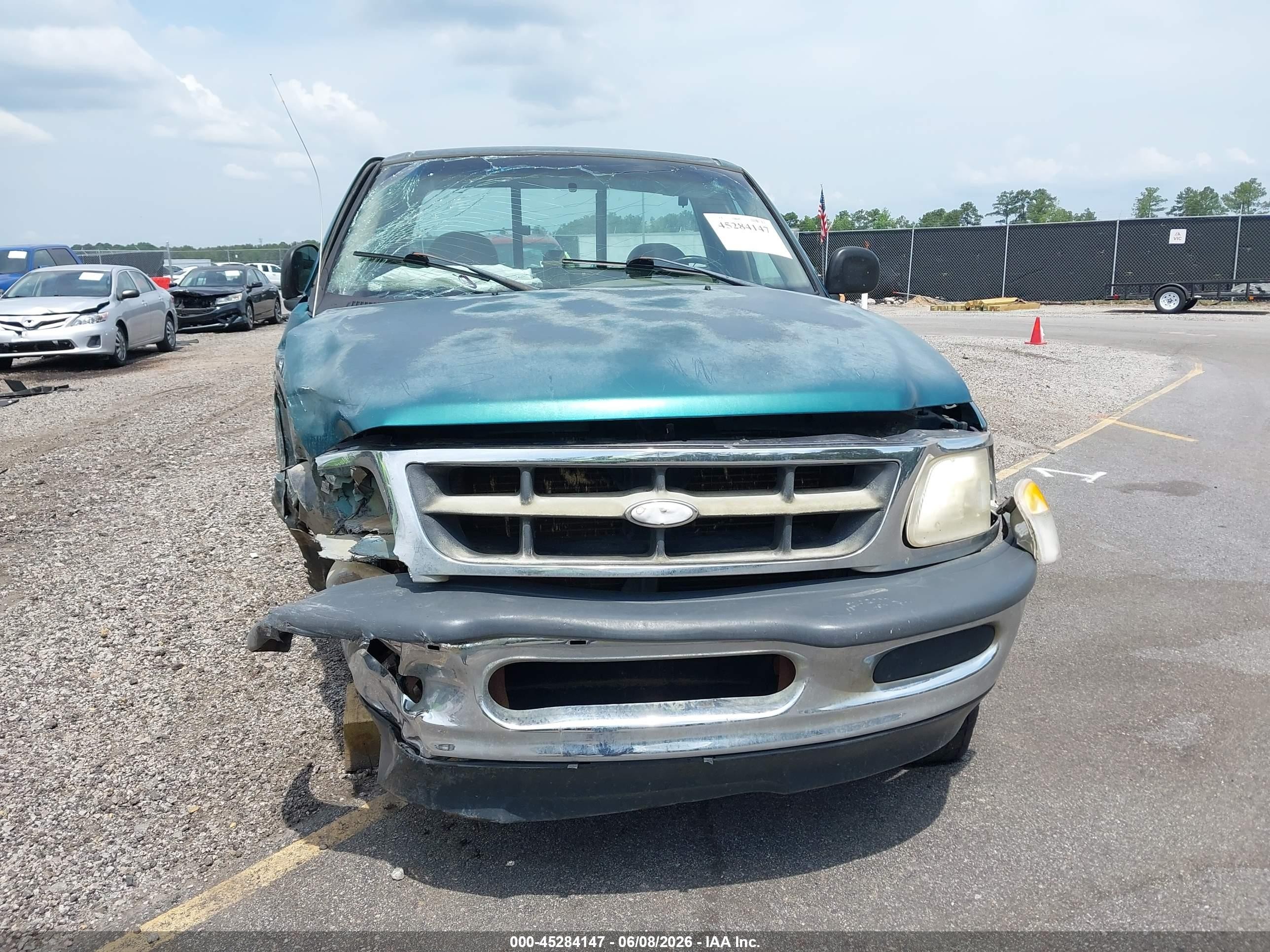 1998 Ford F-150 Lariat/standard/xl/xlt Зеленый vin: 1FTZF18WXWNA65311