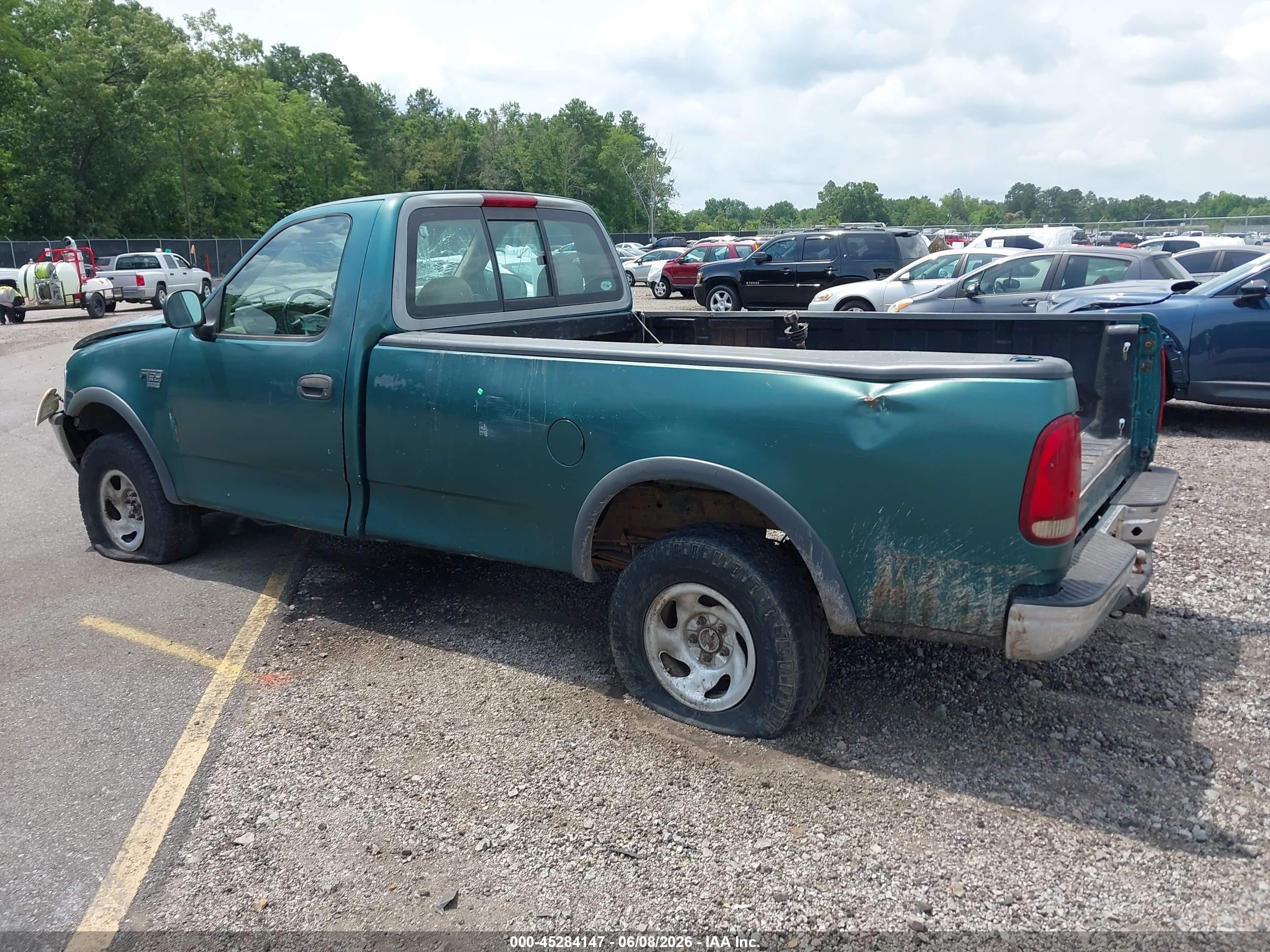 1998 Ford F-150 Lariat/standard/xl/xlt Зеленый vin: 1FTZF18WXWNA65311
