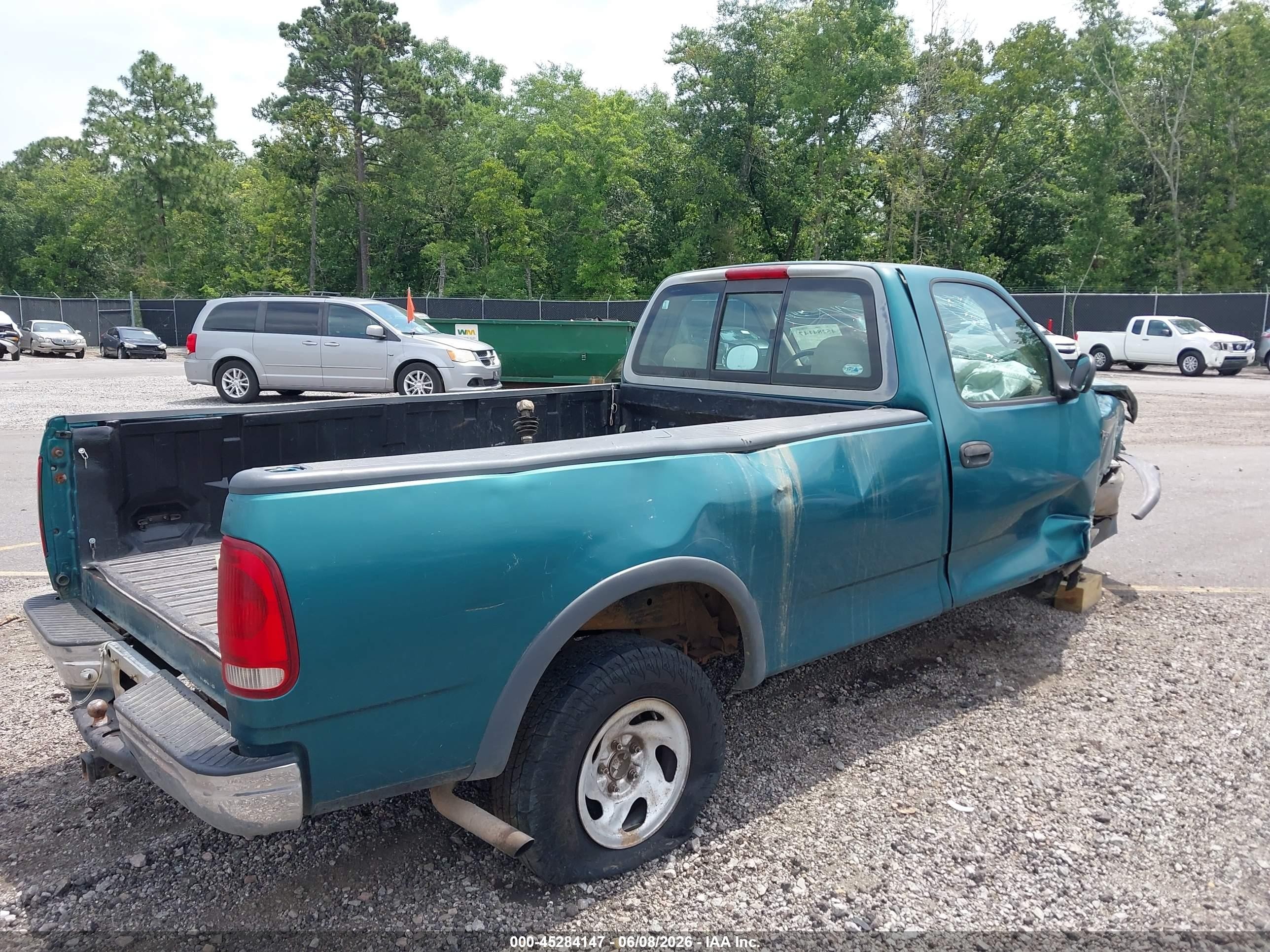 1998 Ford F-150 Lariat/standard/xl/xlt Зеленый vin: 1FTZF18WXWNA65311