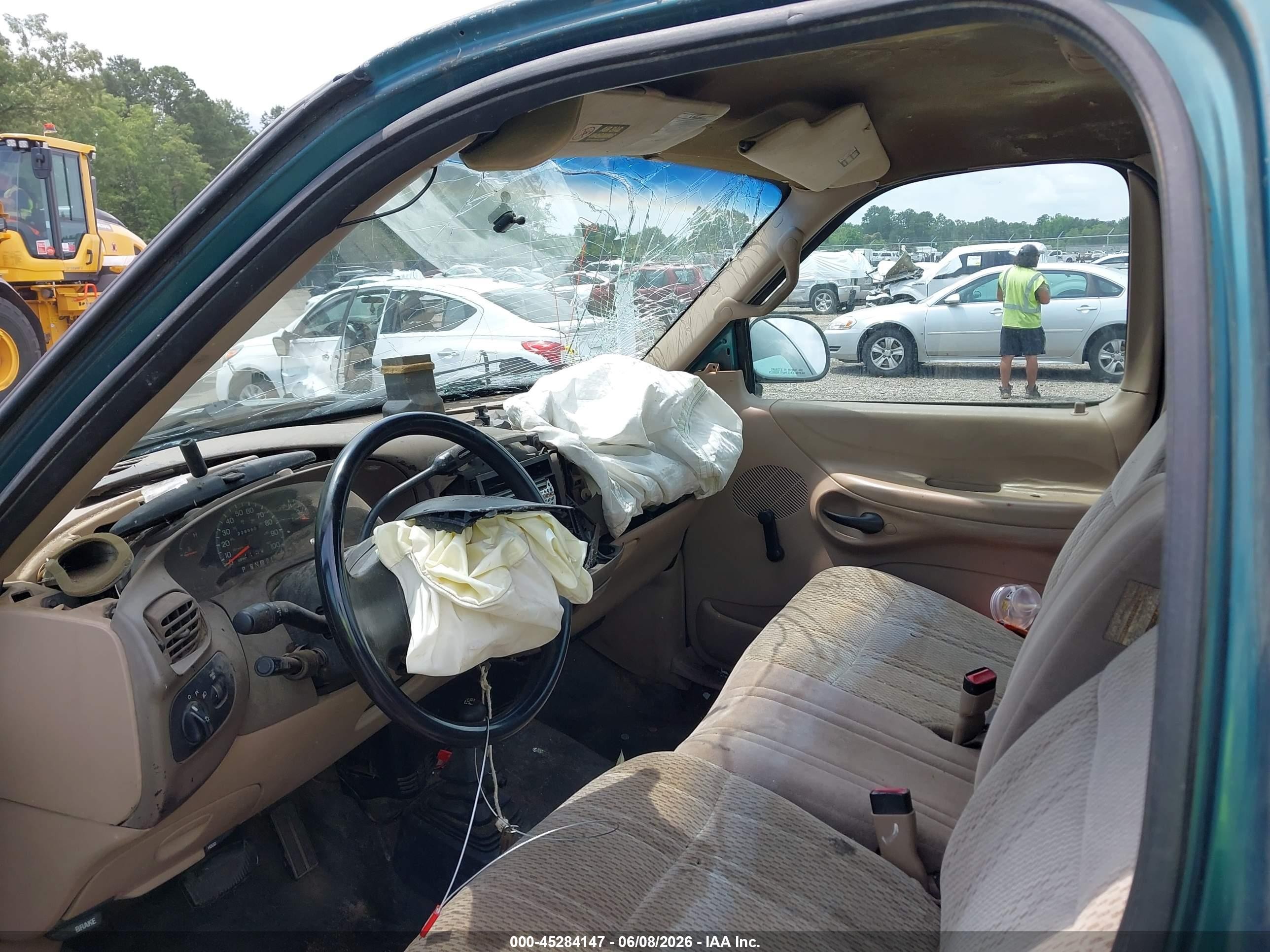 1998 Ford F-150 Lariat/standard/xl/xlt Зеленый vin: 1FTZF18WXWNA65311