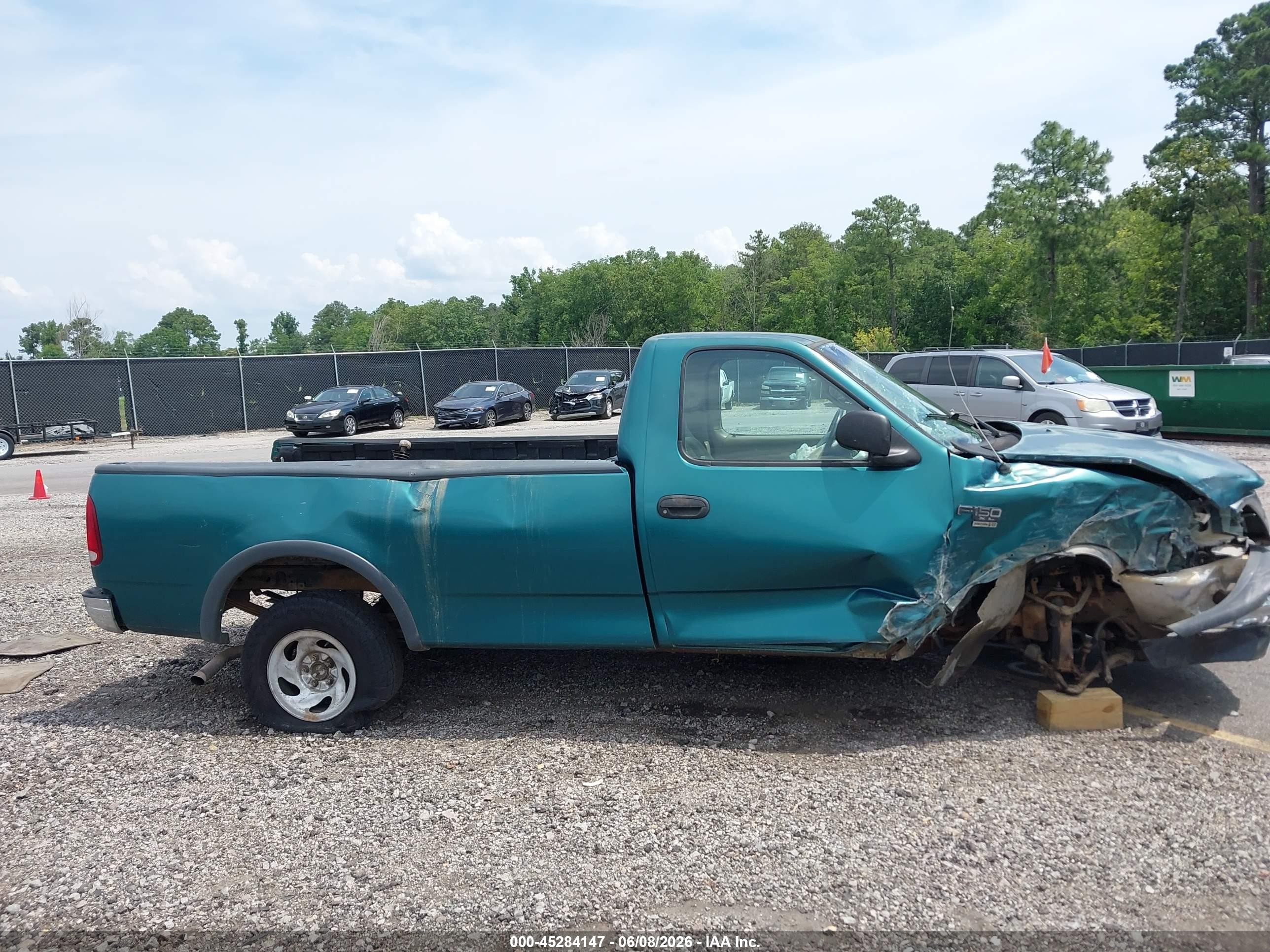 1998 Ford F-150 Lariat/standard/xl/xlt Зеленый vin: 1FTZF18WXWNA65311