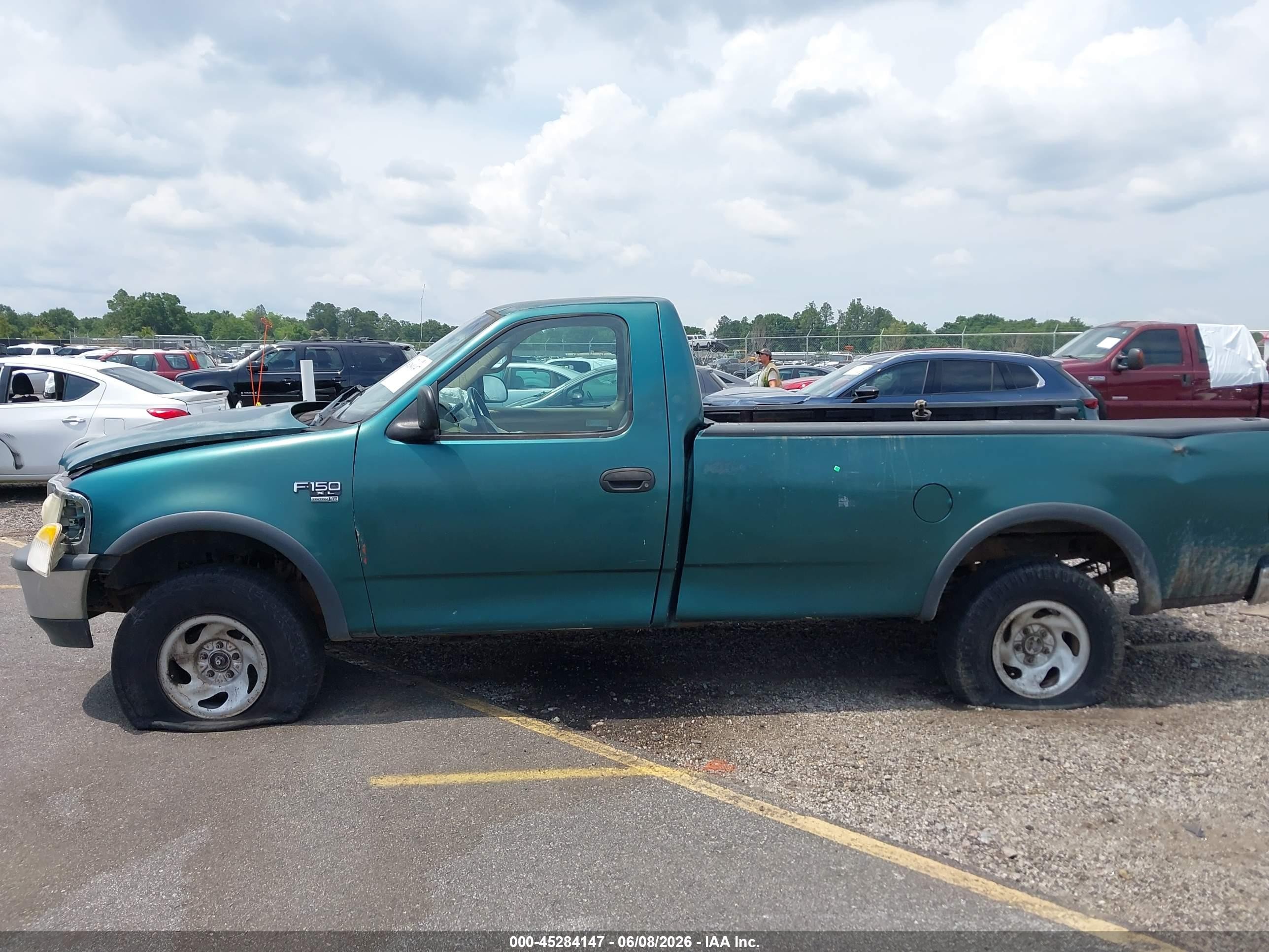 1998 Ford F-150 Lariat/standard/xl/xlt Зеленый vin: 1FTZF18WXWNA65311