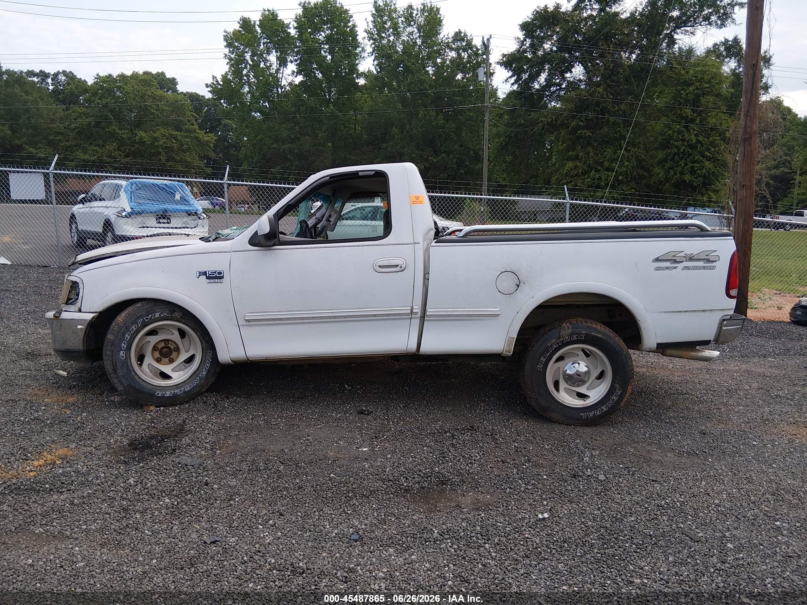 1998 Ford F-150 Lariat/standard/xl/xlt Белый vin: 1FTZF18WXWNB19318