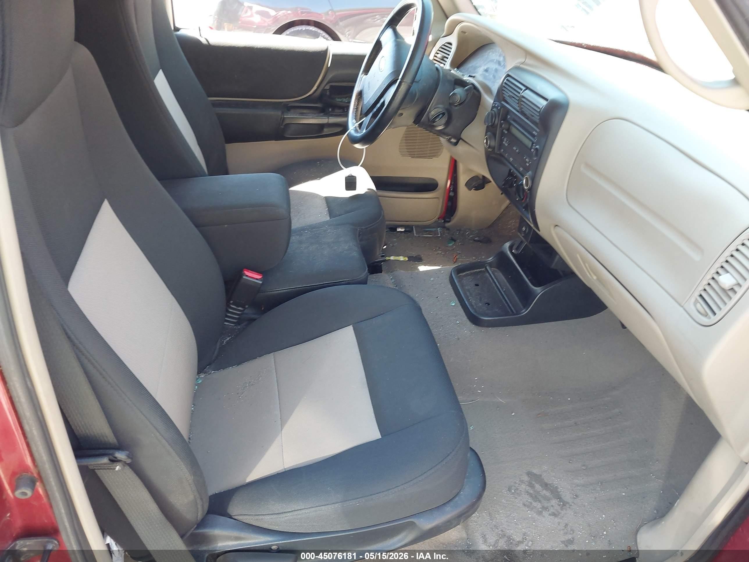 2007 Ford Ranger Sport/xl/xlt Burgundy vin: 1FTZR11E57PA44767