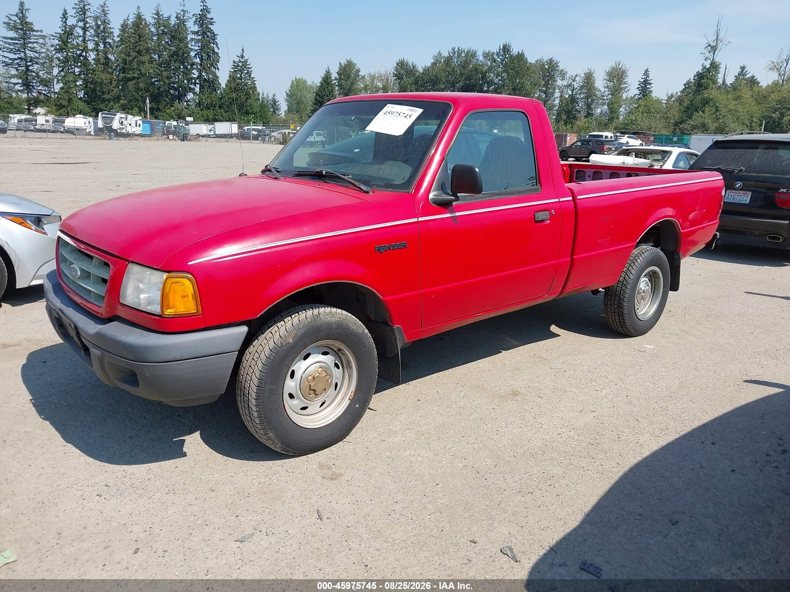 2001 Ford Ranger Edge Red vin: 1FTZR11E91PB29716