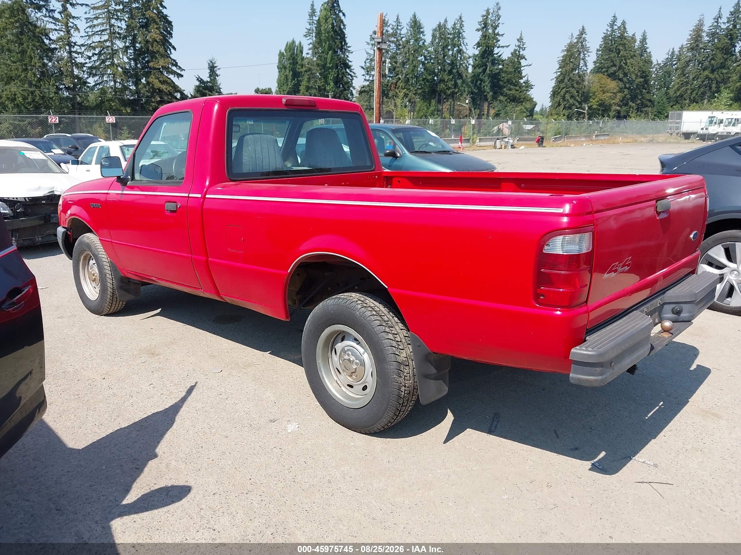 2001 Ford Ranger Edge Red vin: 1FTZR11E91PB29716