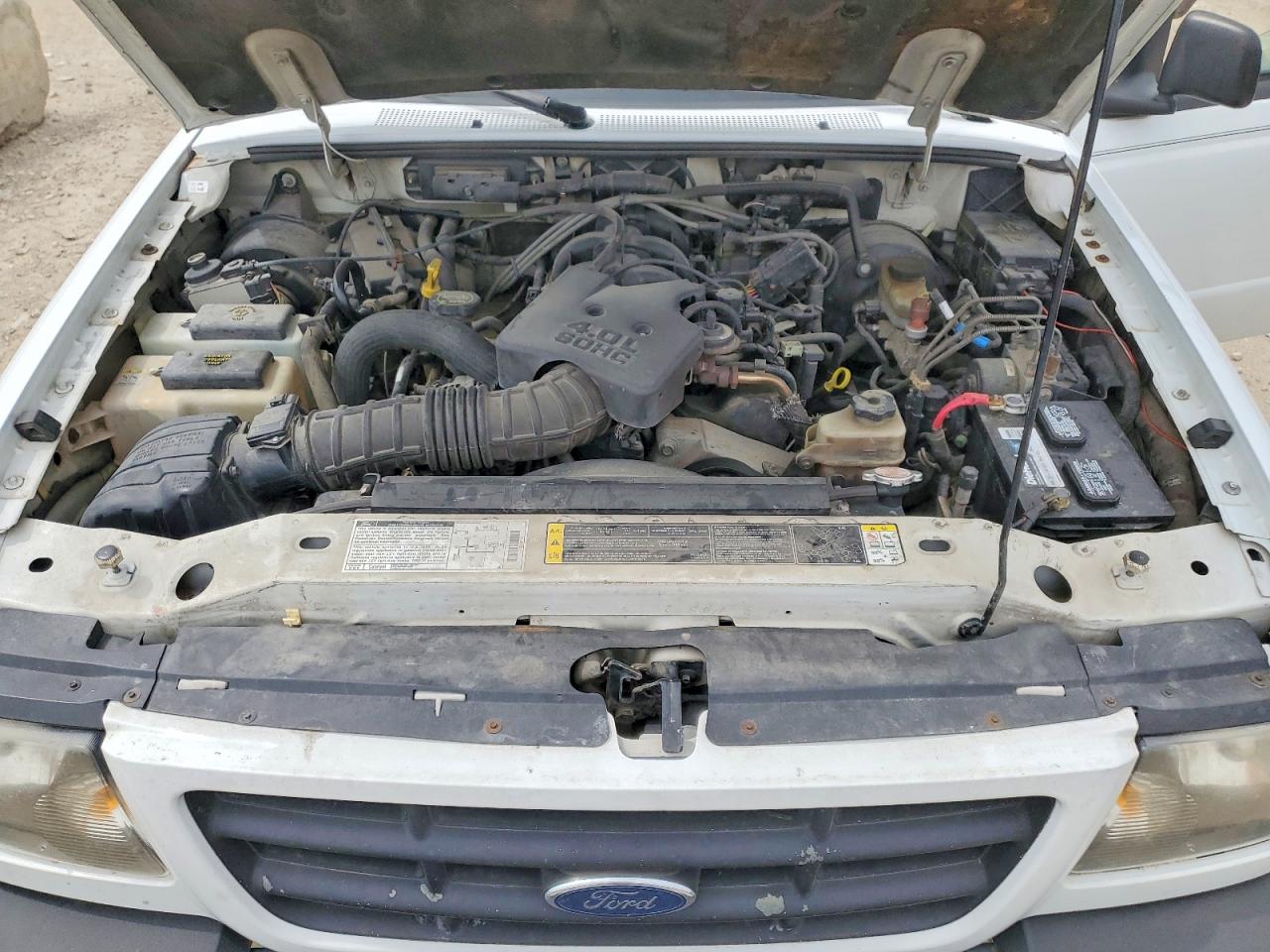 2001 Ford Ranger White vin: 1FTZR11E91TA94988