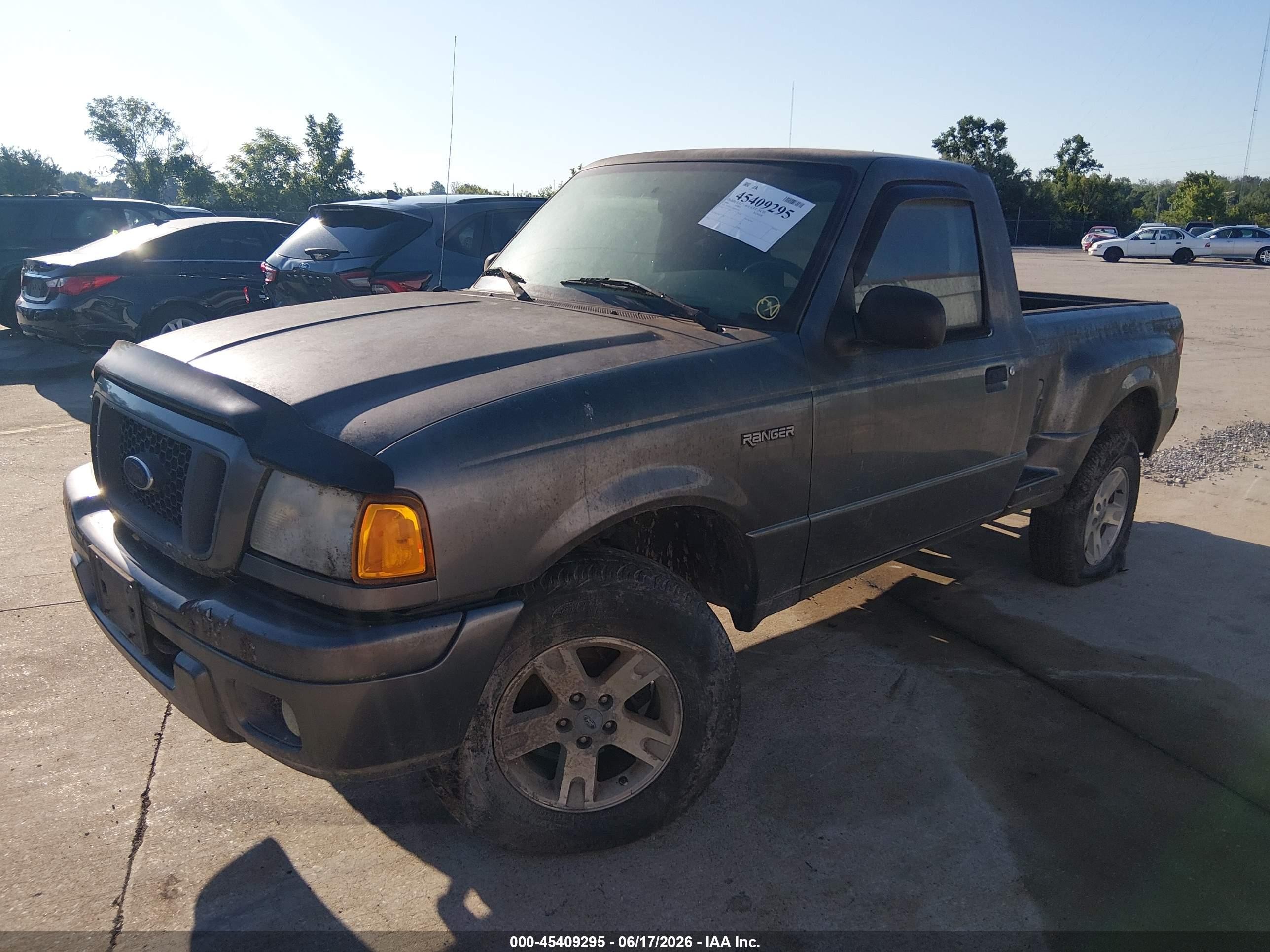 2004 Ford Ranger Edge Серый vin: 1FTZR11U24PB28676