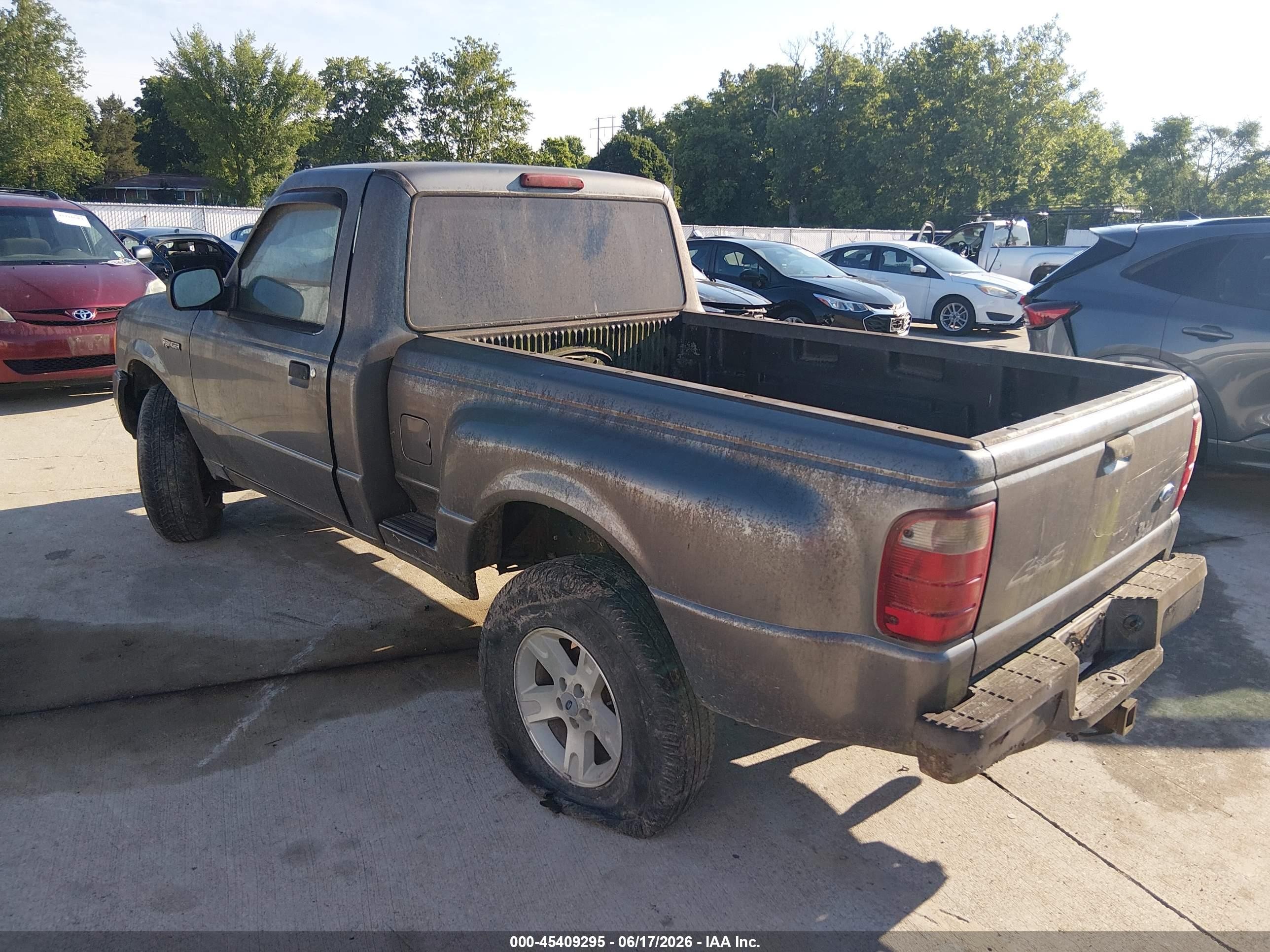 2004 Ford Ranger Edge Серый vin: 1FTZR11U24PB28676