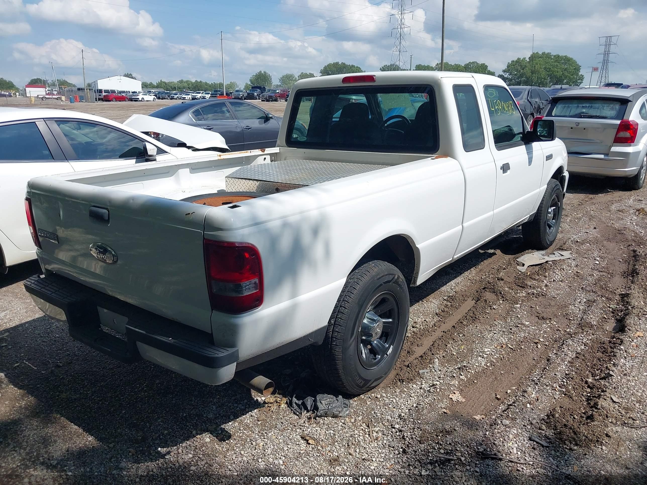 2008 Ford Ranger Xl/xlt White vin: 1FTZR14EX8PA83657