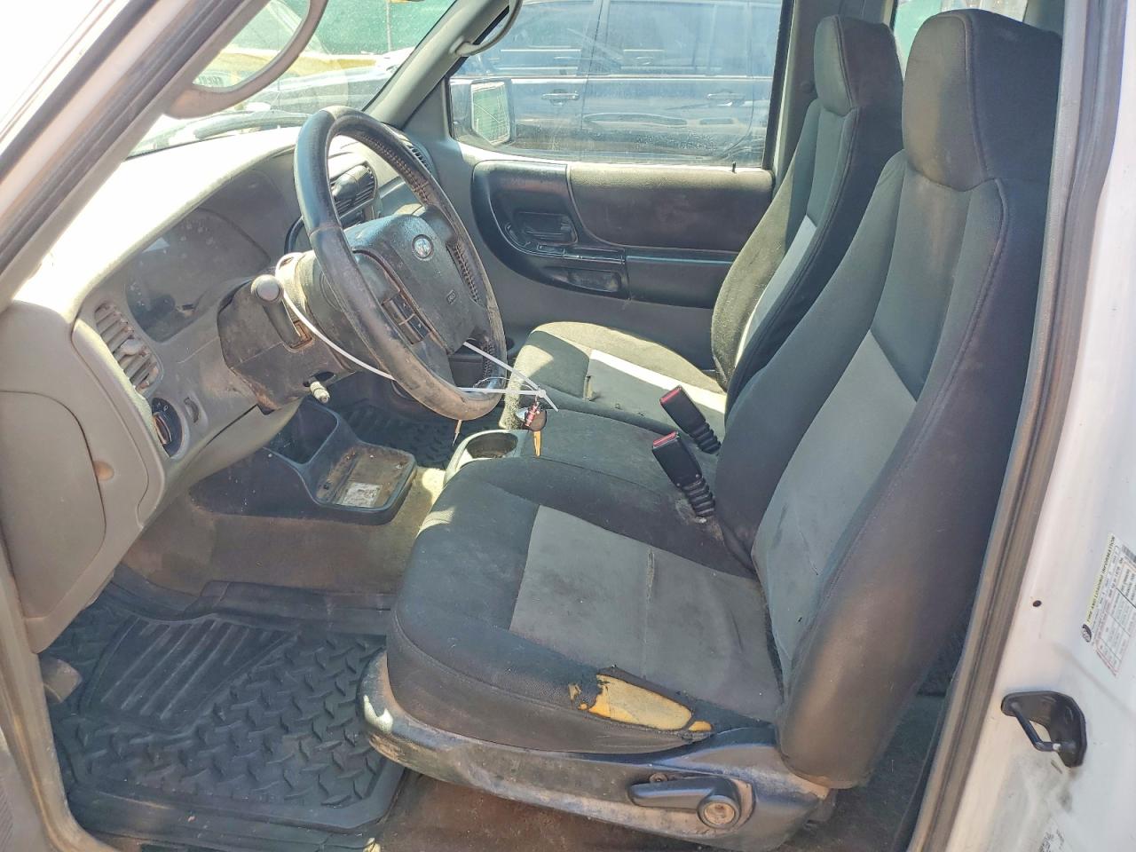 2007 Ford Ranger Super Cab White vin: 1FTZR14U27PA47323