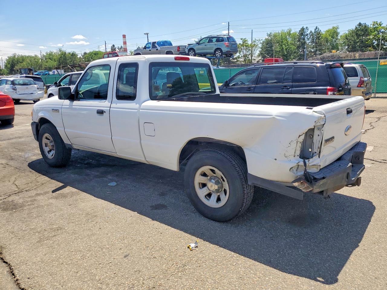 2007 Ford Ranger Super Cab White vin: 1FTZR14U27PA47323