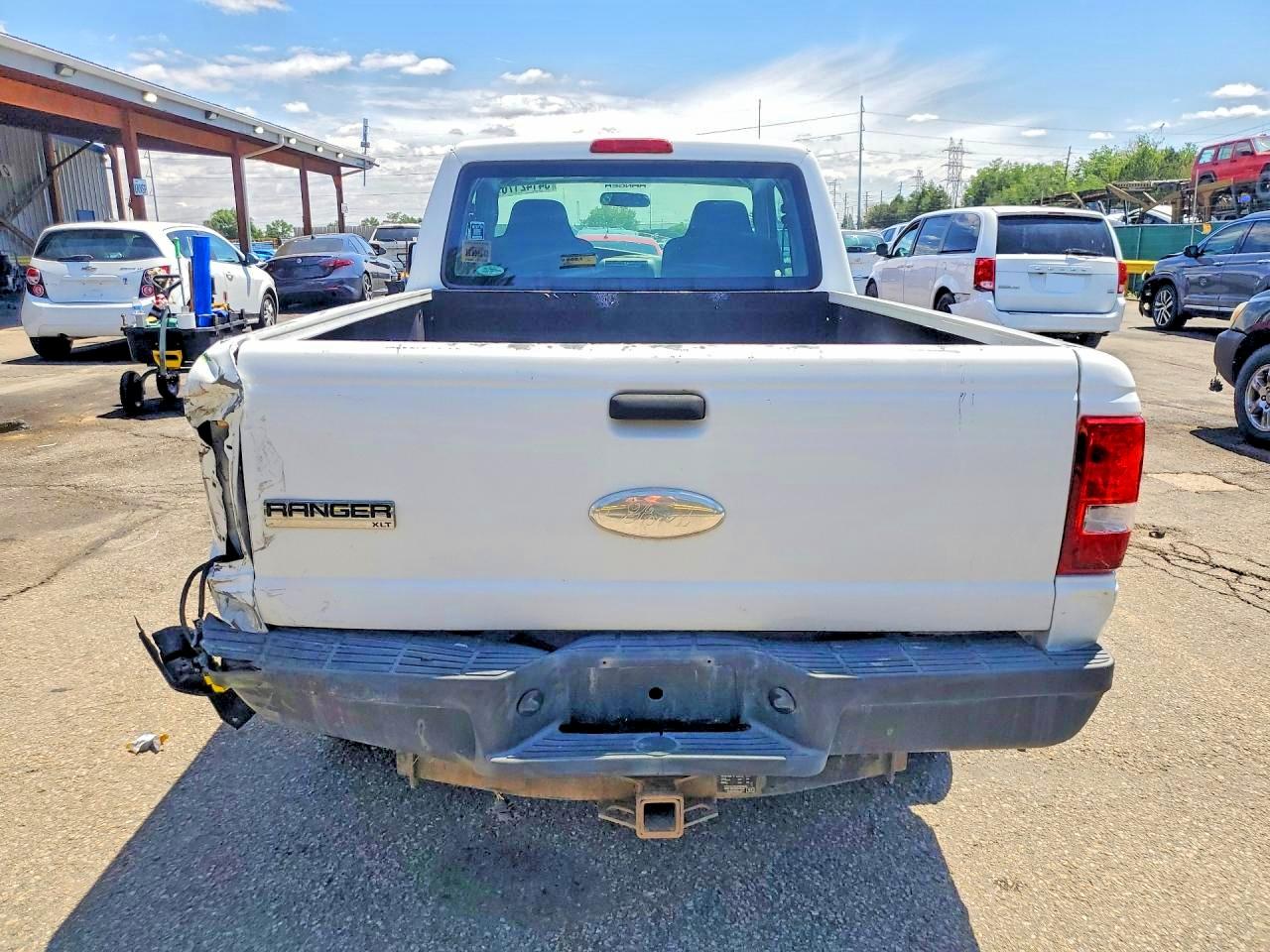 2007 Ford Ranger Super Cab White vin: 1FTZR14U27PA47323