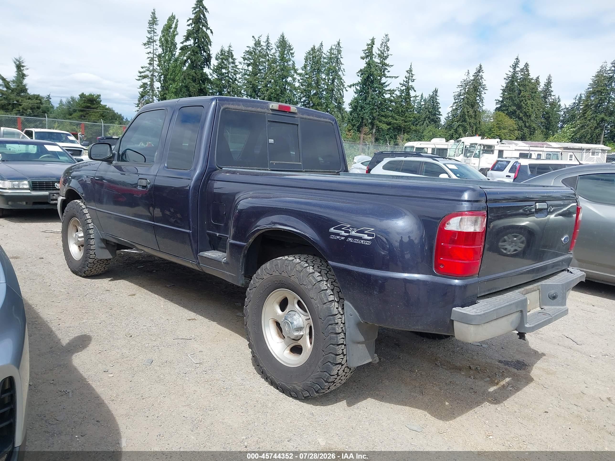 2001 Ford Ranger Edge/xlt Dark Blue vin: 1FTZR15E01PA81016