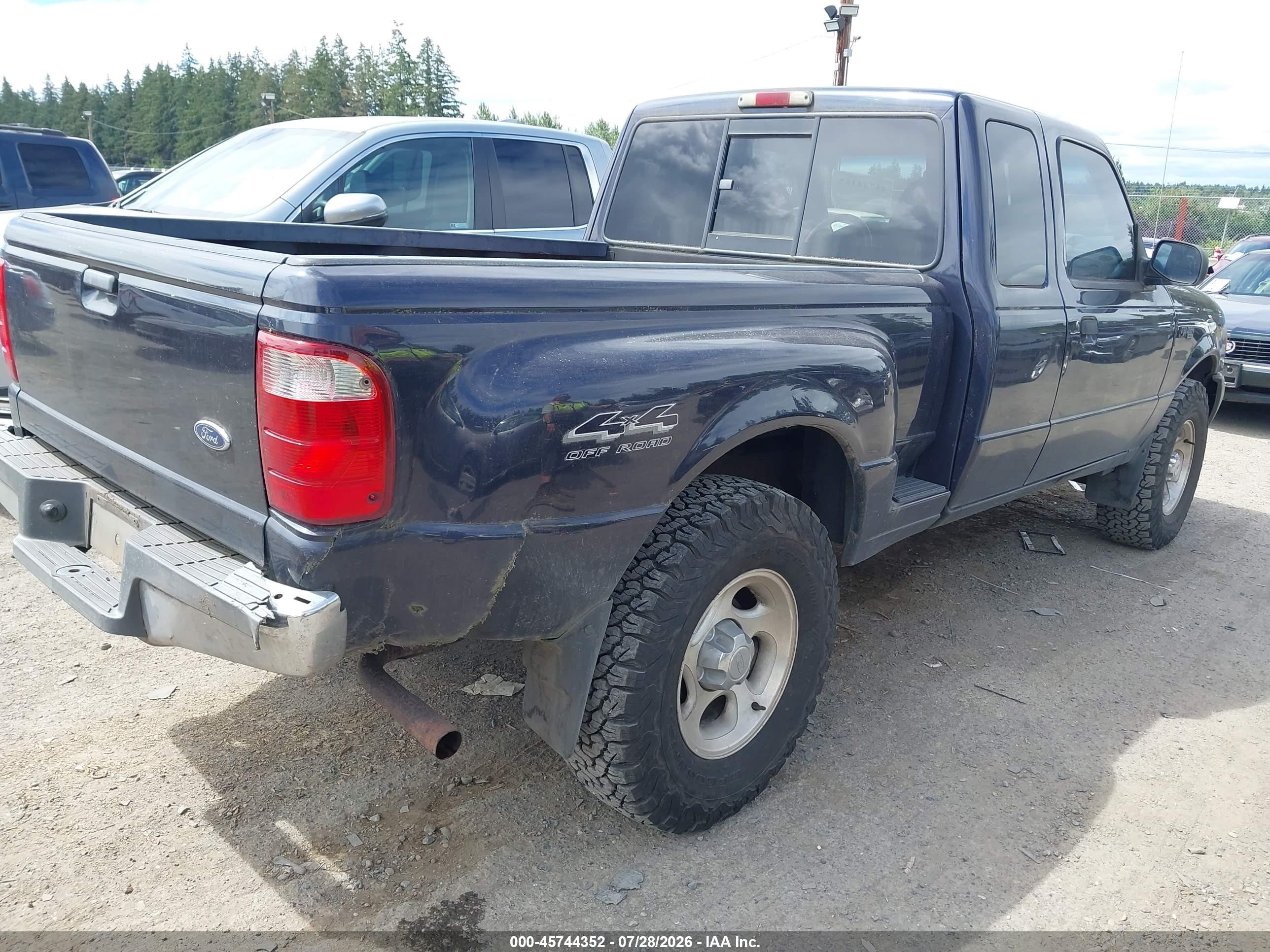 2001 Ford Ranger Edge/xlt Dark Blue vin: 1FTZR15E01PA81016