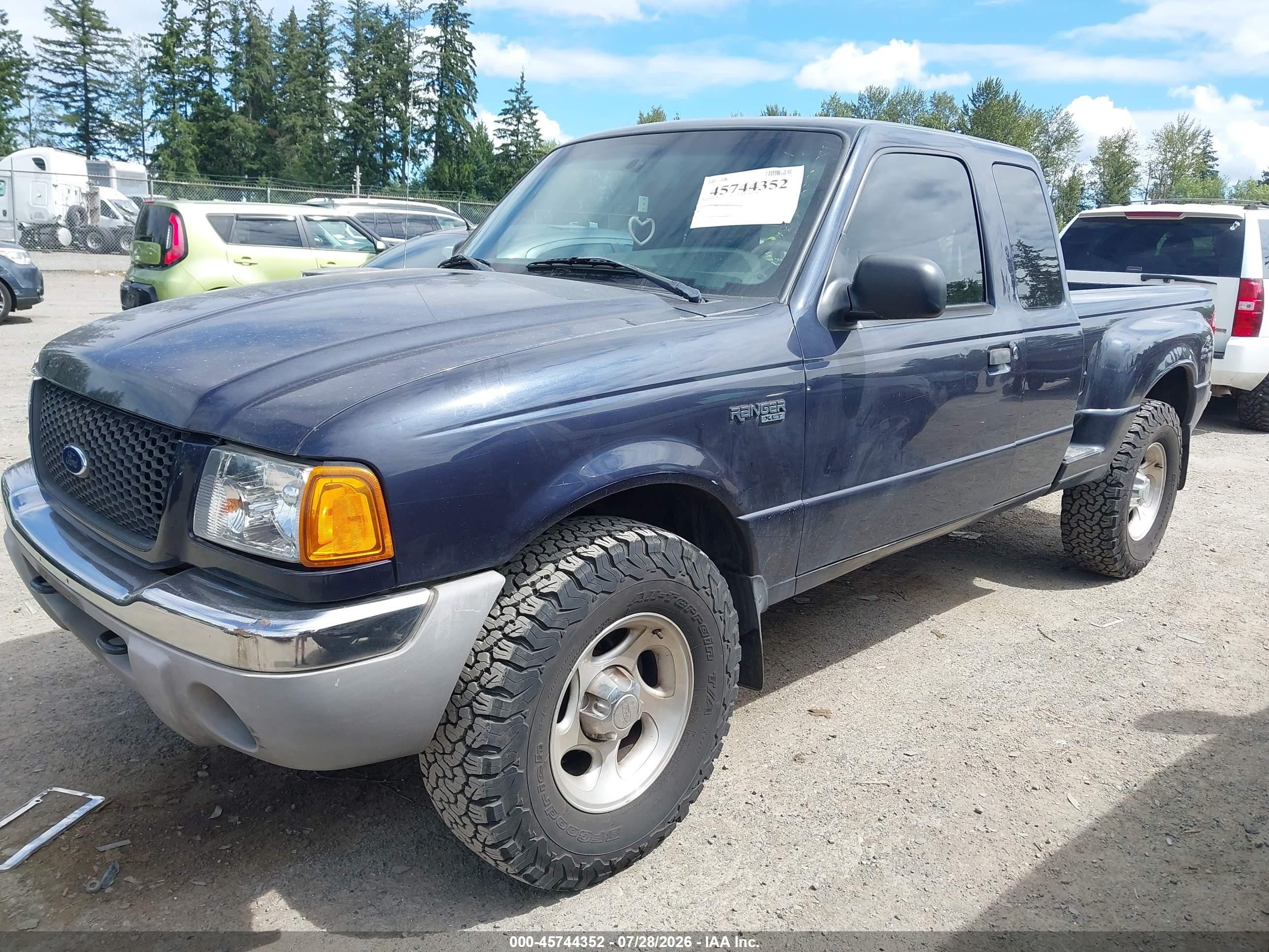 2001 Ford Ranger Edge/xlt Dark Blue vin: 1FTZR15E01PA81016