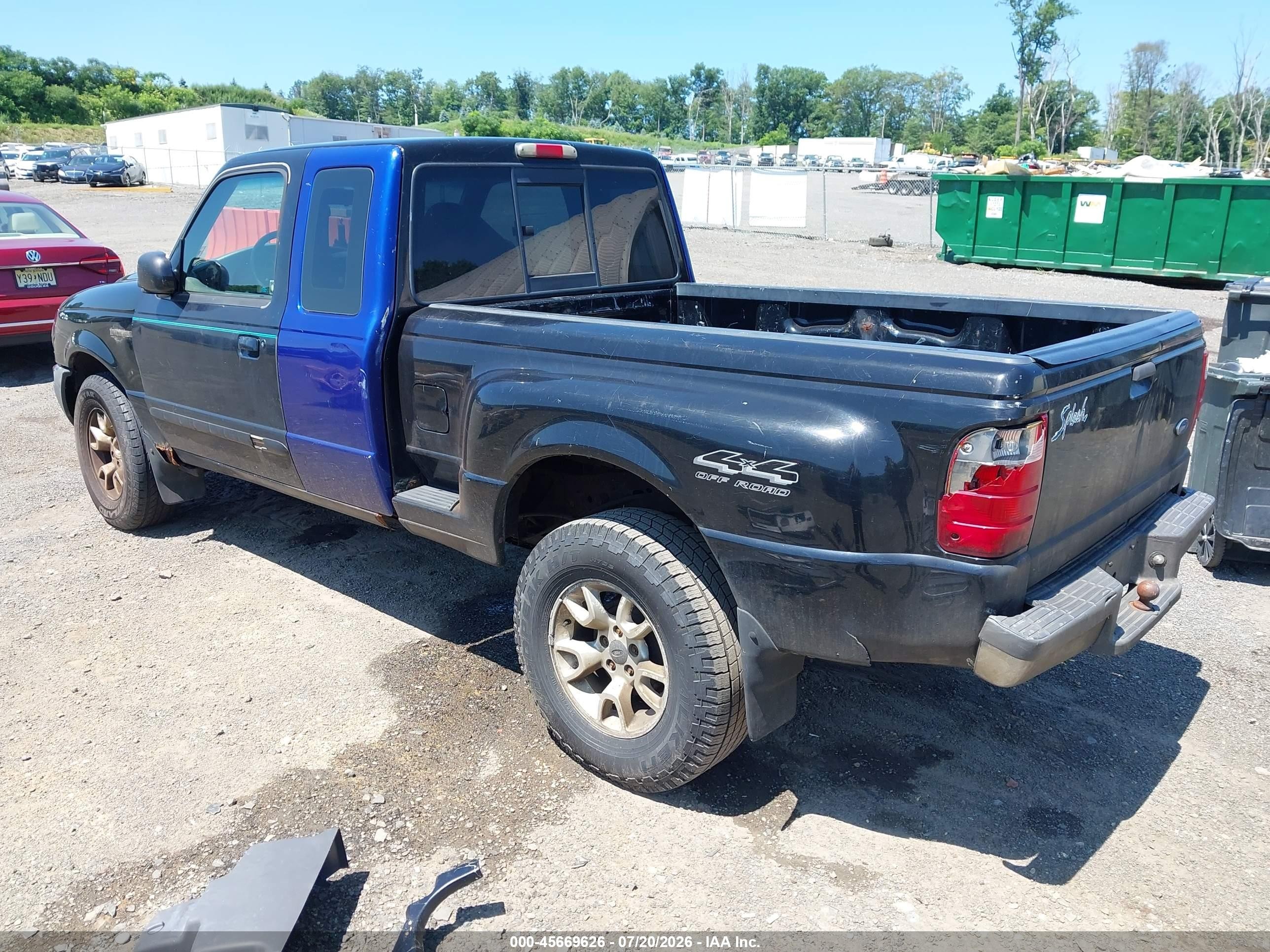 2001 Ford Ranger Edge/xlt Черный vin: 1FTZR15E01TA43079