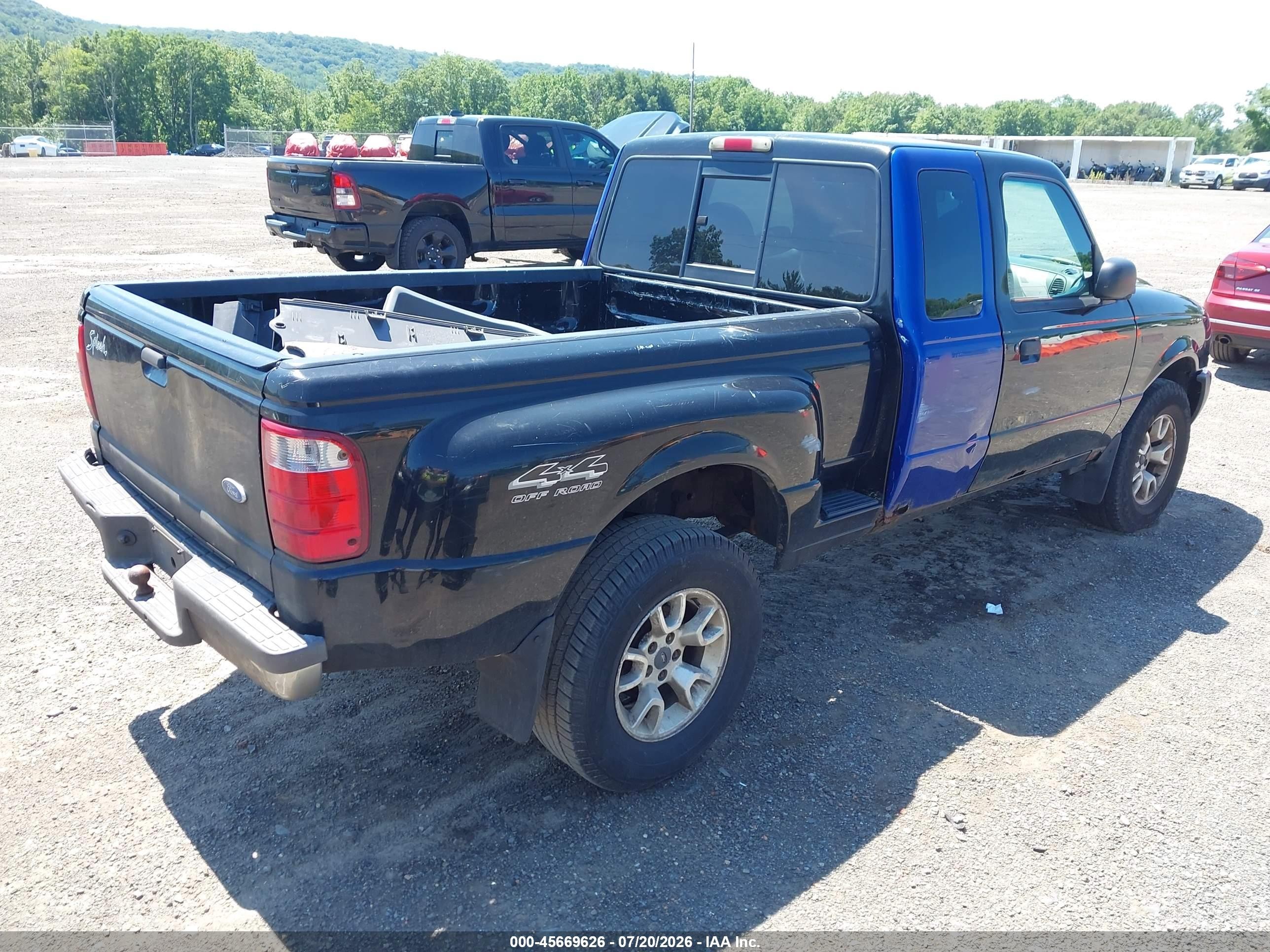 2001 Ford Ranger Edge/xlt Черный vin: 1FTZR15E01TA43079