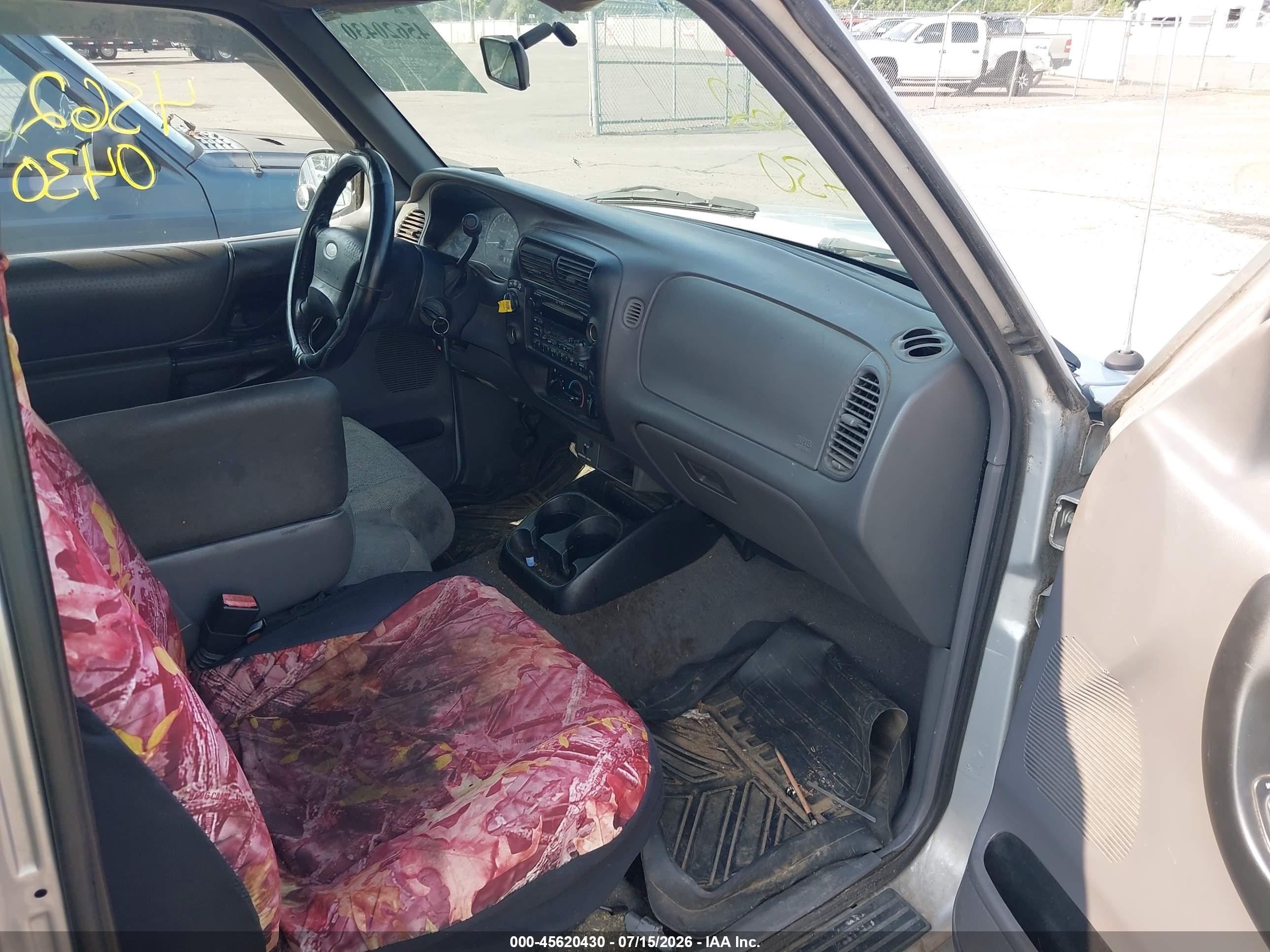 2001 Ford Ranger Edge/xlt Silver vin: 1FTZR15E01TA60951
