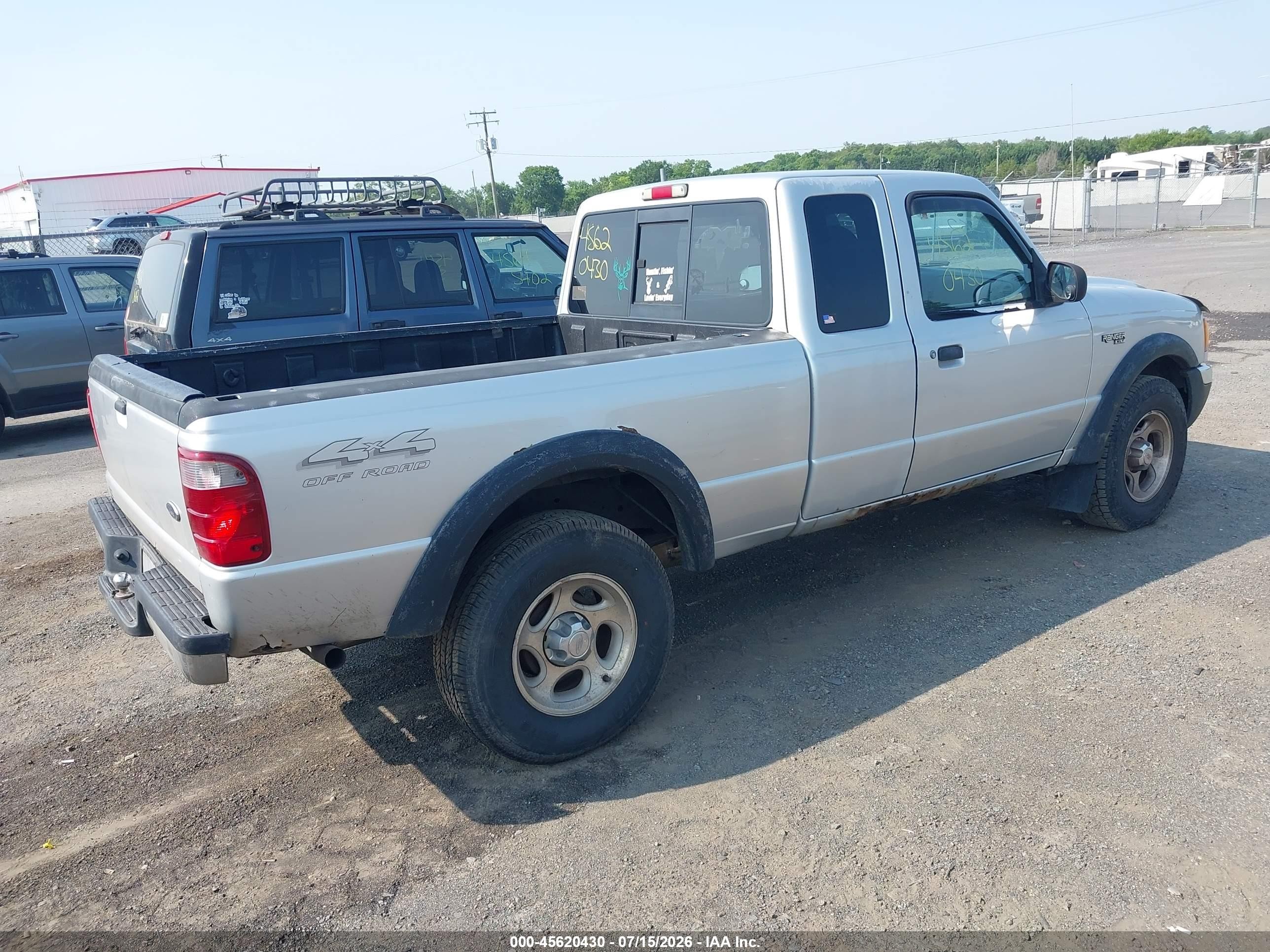 2001 Ford Ranger Edge/xlt Silver vin: 1FTZR15E01TA60951