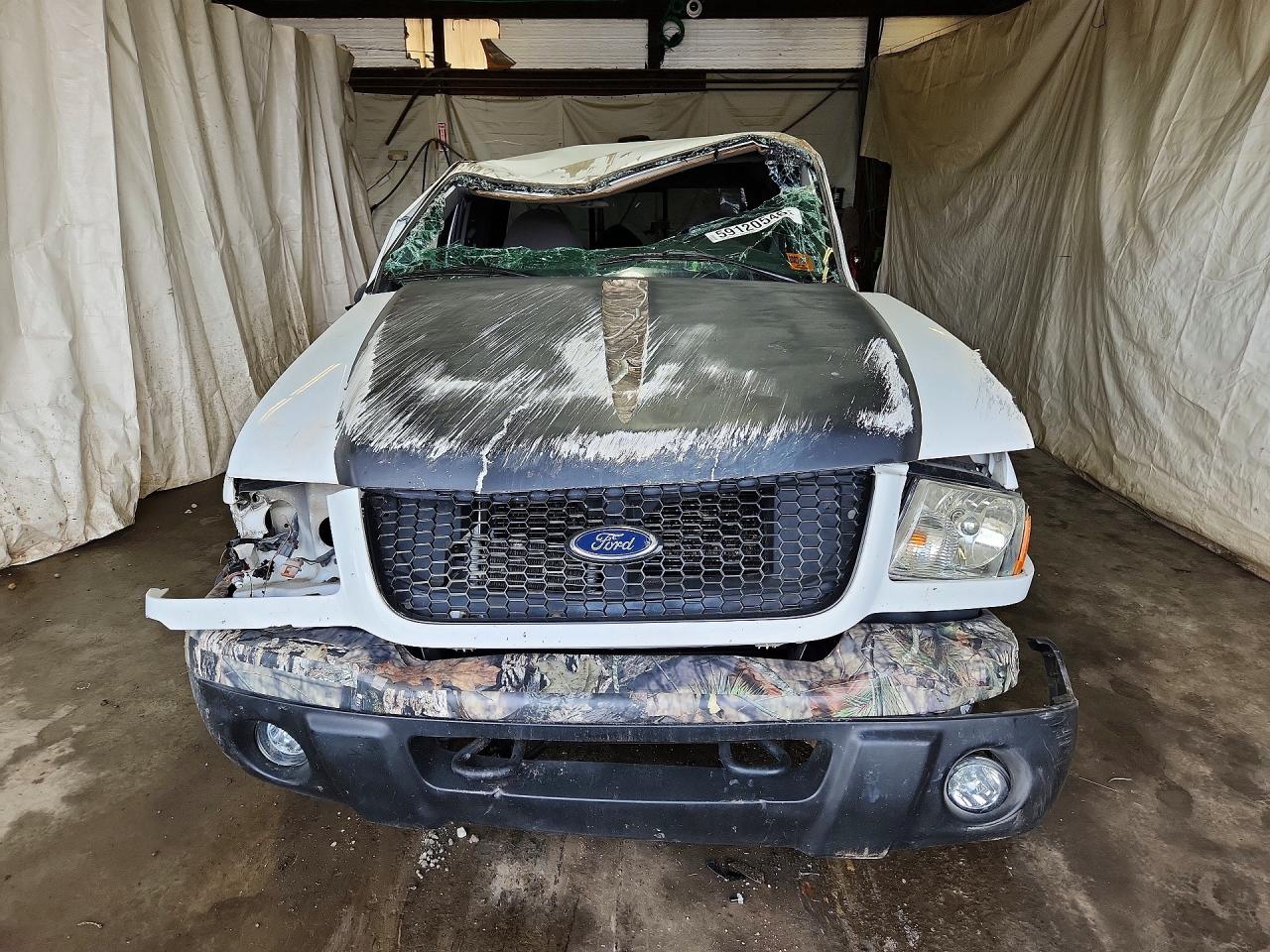 2001 Ford Ranger Super Cab White vin: 1FTZR15E01TA98258