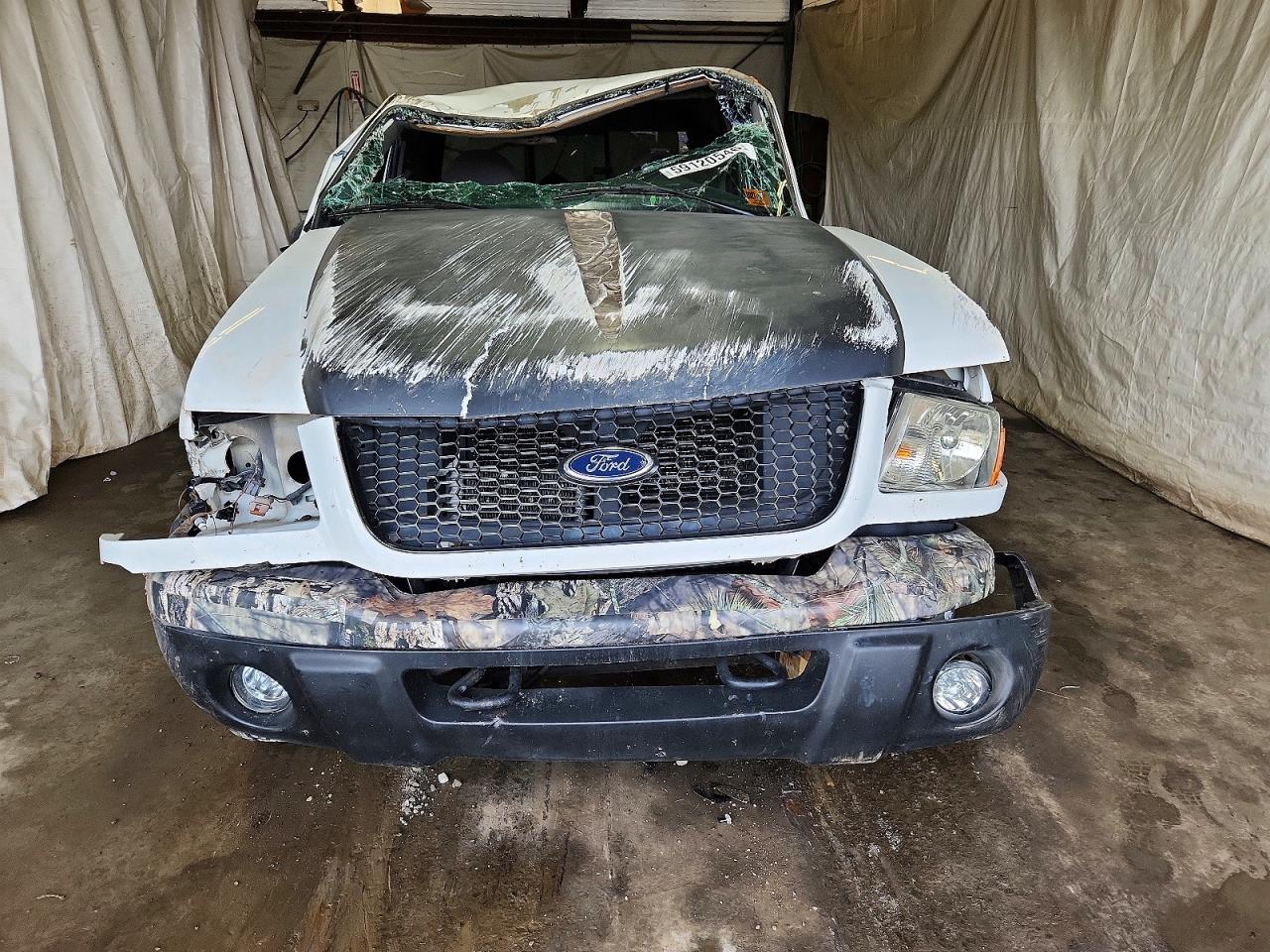 2001 Ford Ranger Super Cab White vin: 1FTZR15E01TA98258