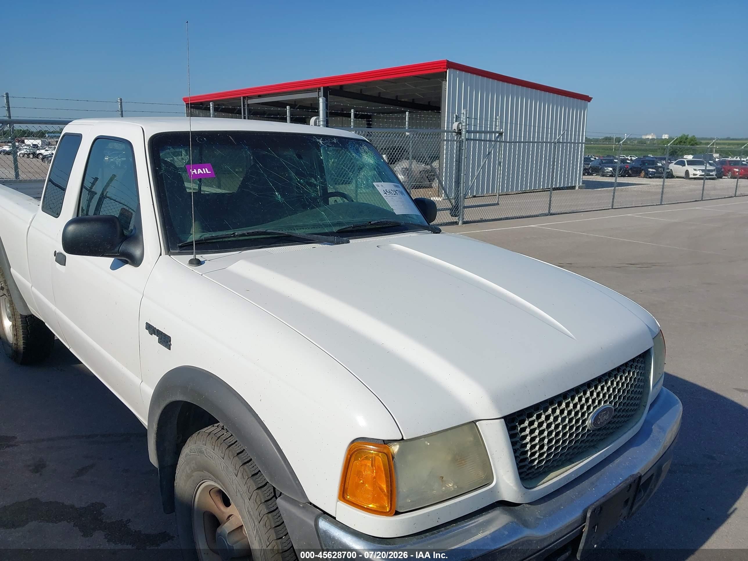 2002 Ford Ranger Xlt White vin: 1FTZR15E02PA64041