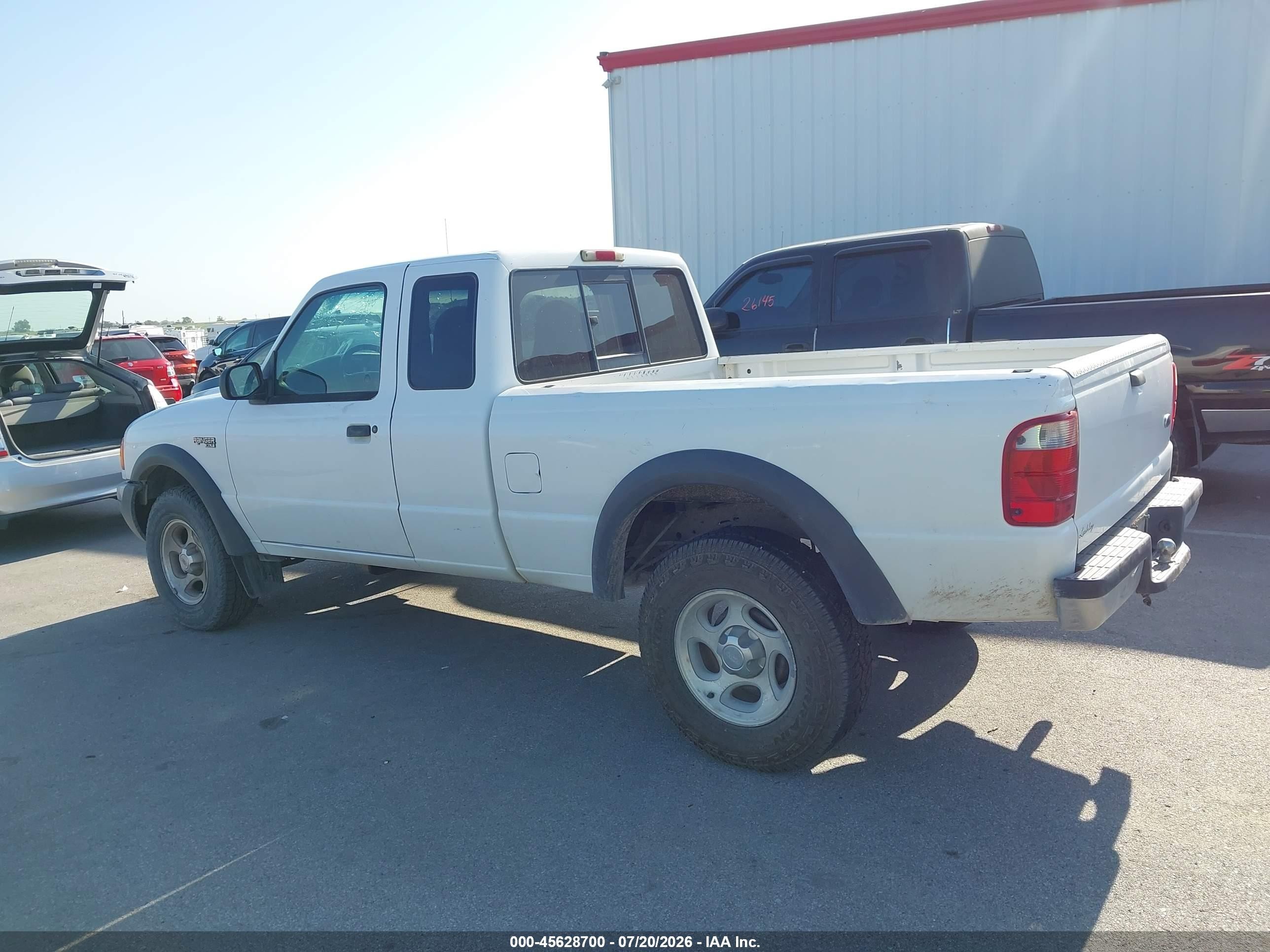 2002 Ford Ranger Xlt White vin: 1FTZR15E02PA64041