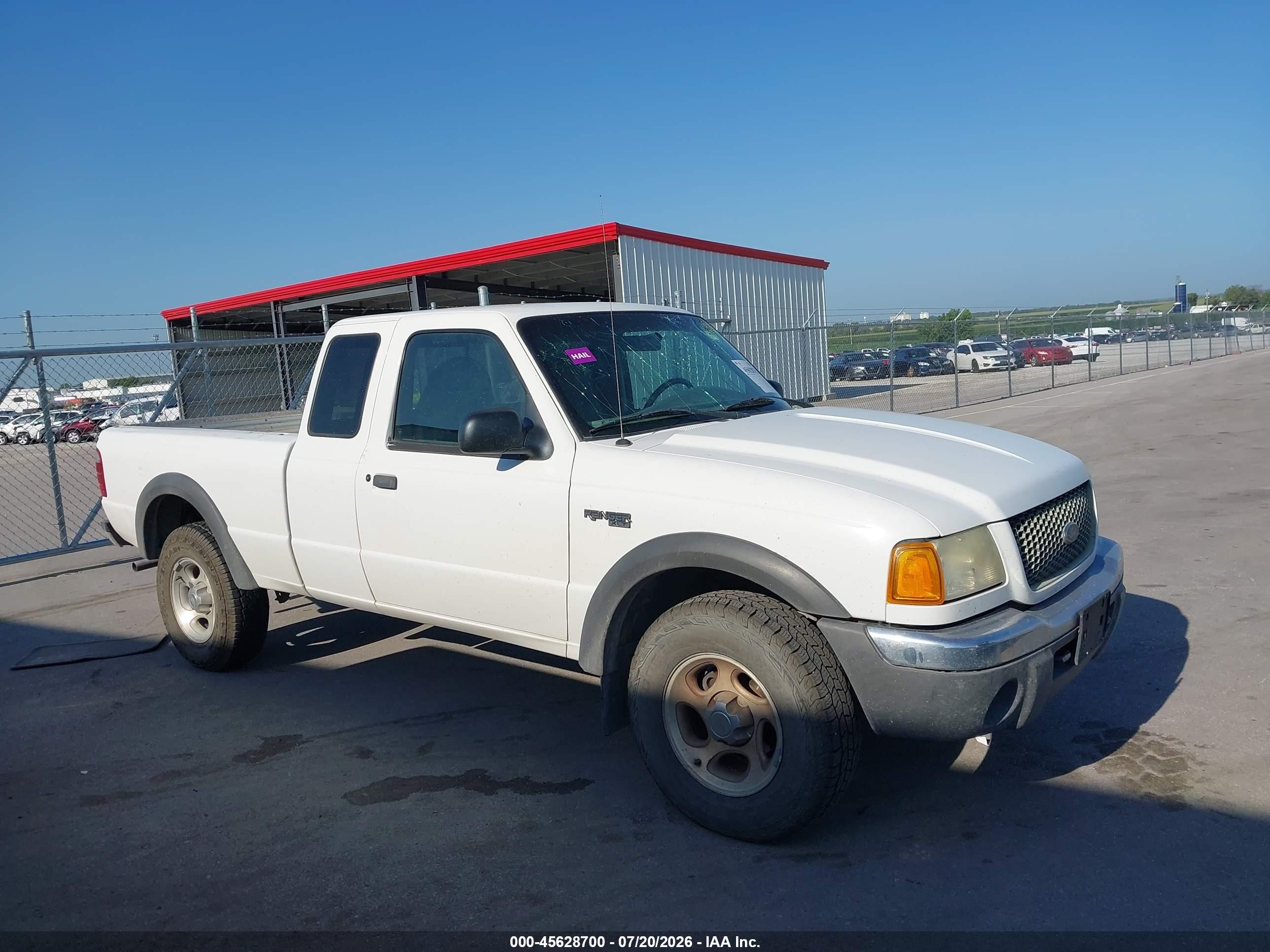 2002 Ford Ranger Xlt White vin: 1FTZR15E02PA64041