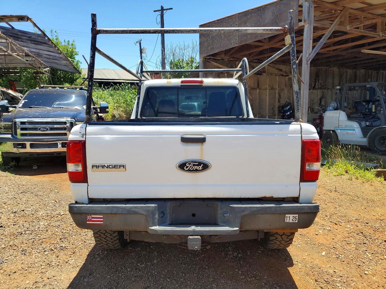 2006 Ford Ranger Super Cab White vin: 1FTZR15E06PA20899