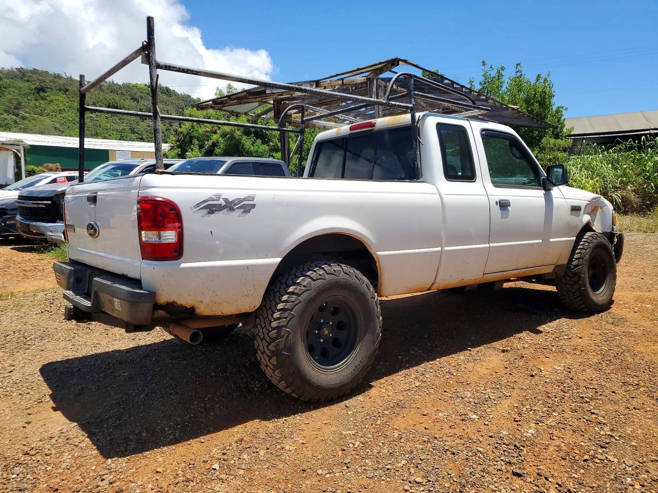 2006 Ford Ranger Super Cab White vin: 1FTZR15E06PA20899