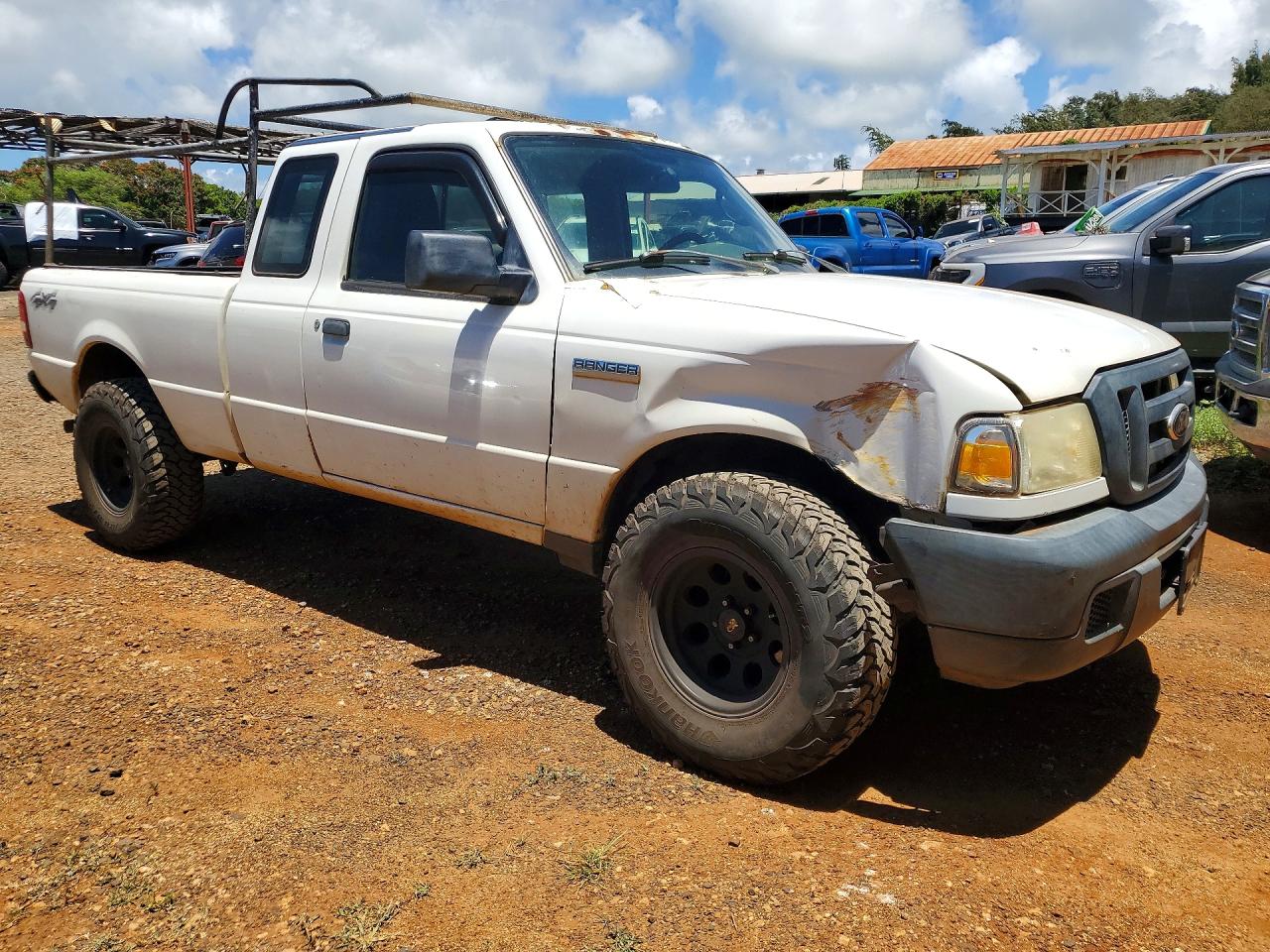 2006 Ford Ranger Super Cab White vin: 1FTZR15E06PA20899