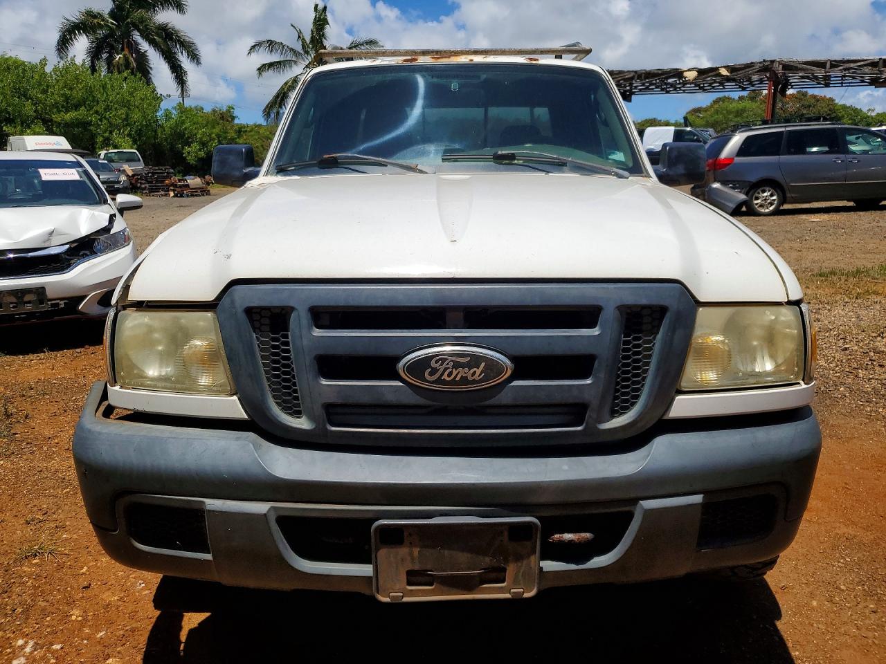 2006 Ford Ranger Super Cab White vin: 1FTZR15E06PA20899