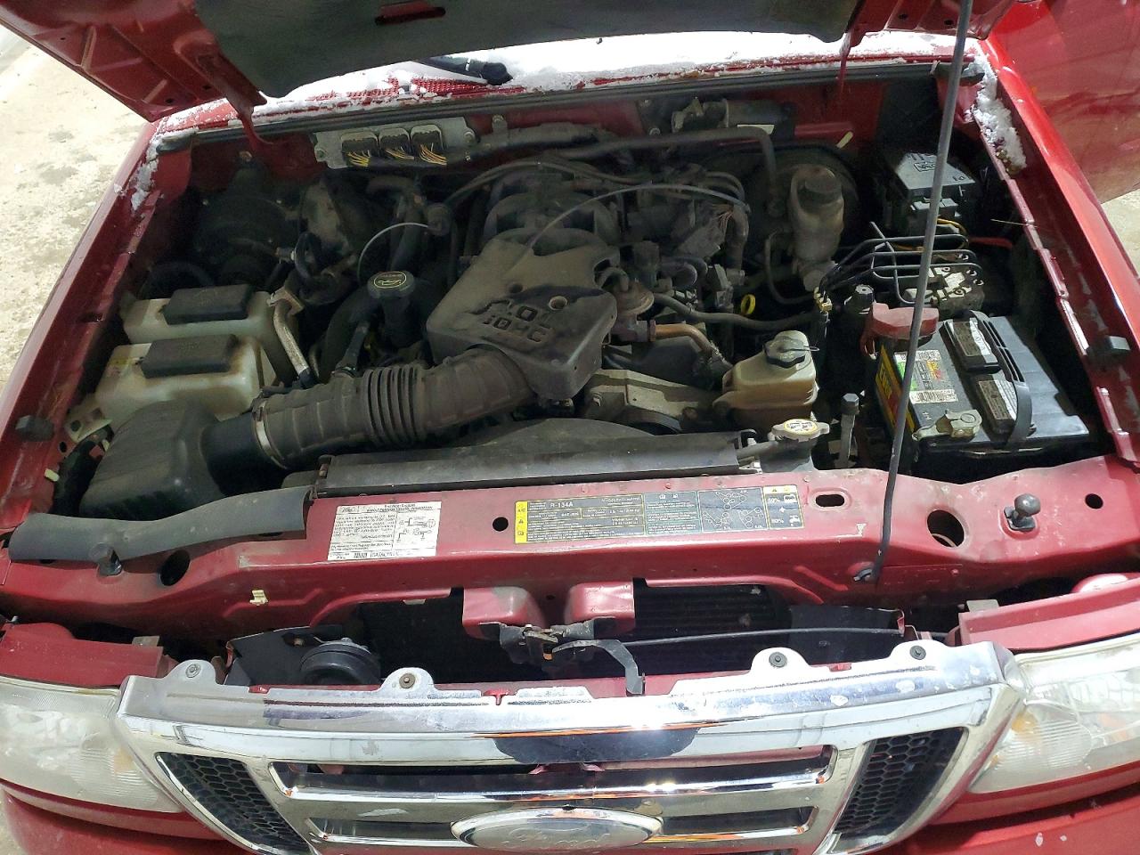2007 Ford Ranger Super Cab Red vin: 1FTZR15E07PA48767