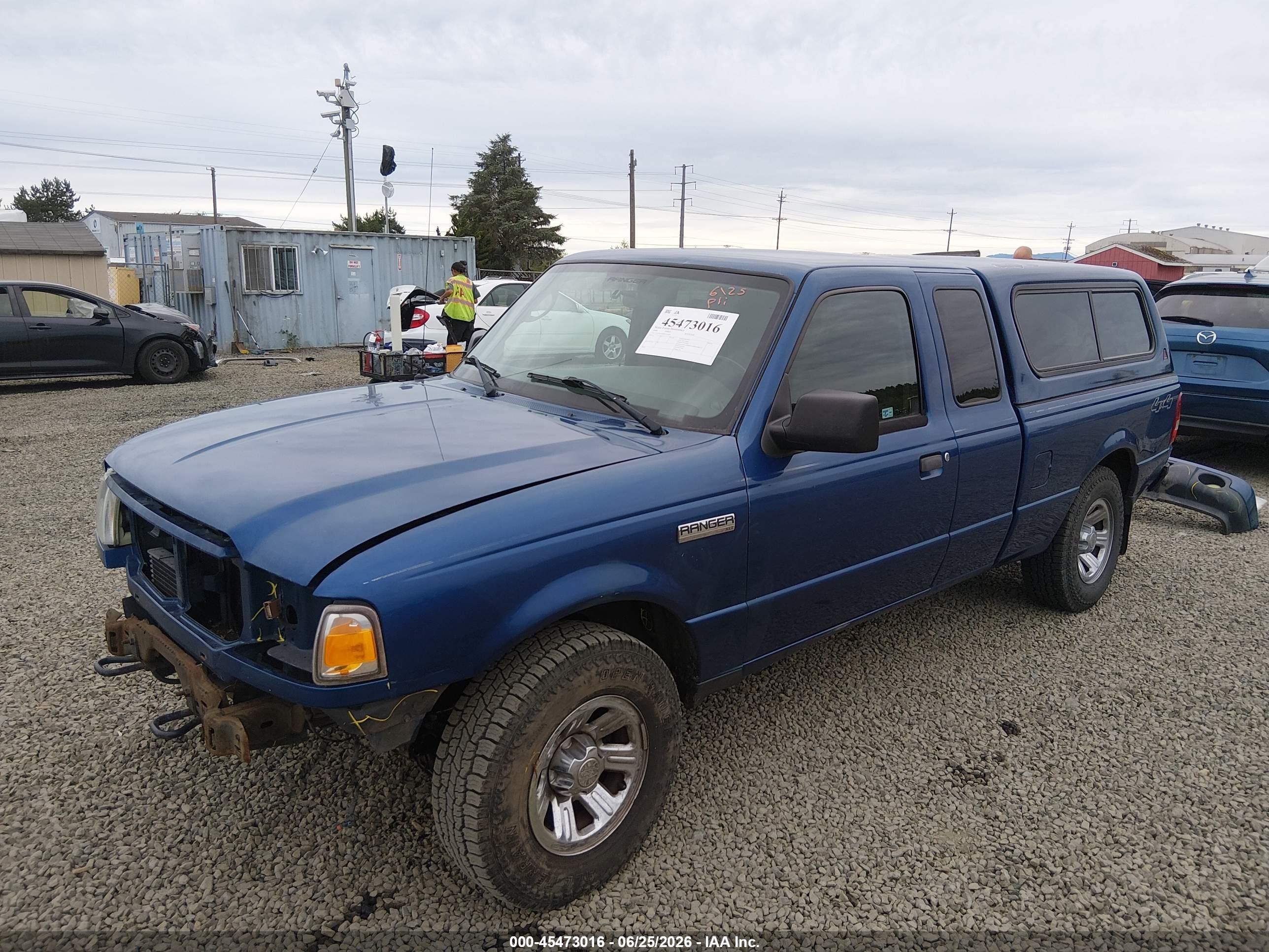 2008 Ford Ranger Fx4 Off-rd/sport/xl/xlt Синий vin: 1FTZR15E08PA41044