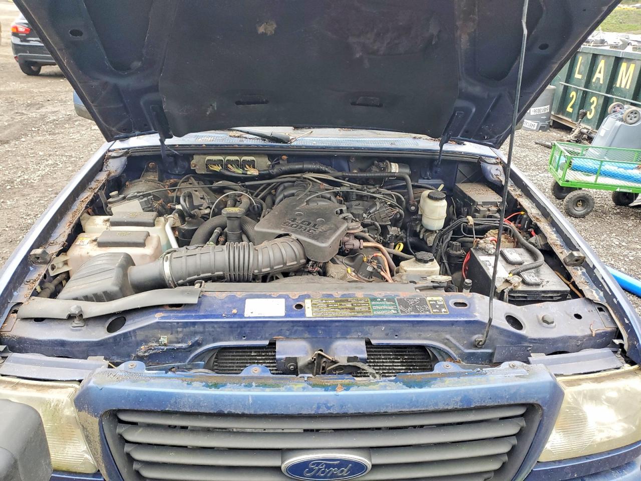 2009 Ford Ranger Blue vin: 1FTZR15E09PA09650