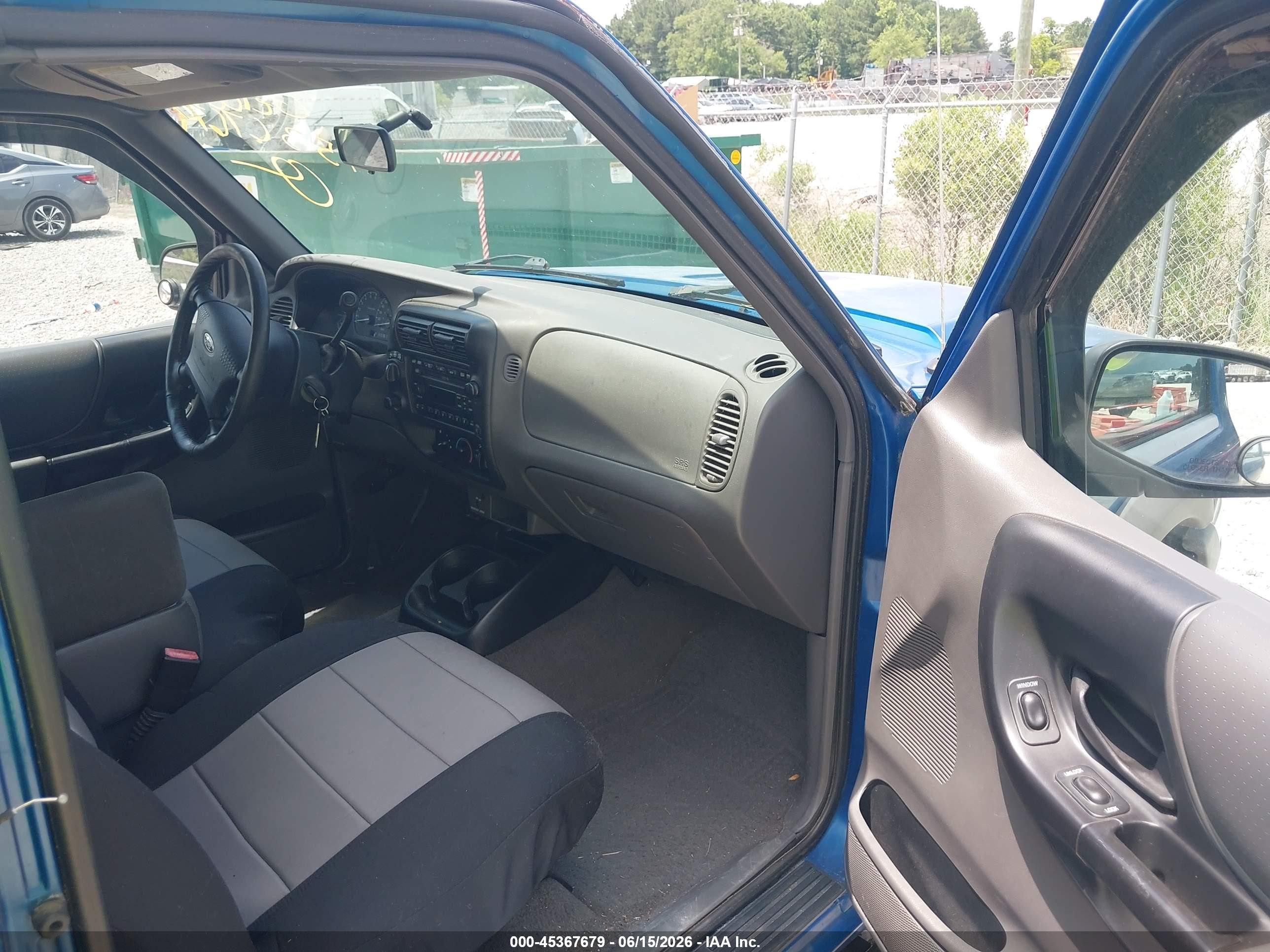 2001 Ford Ranger Edge/xlt Blue vin: 1FTZR15E11PA01531