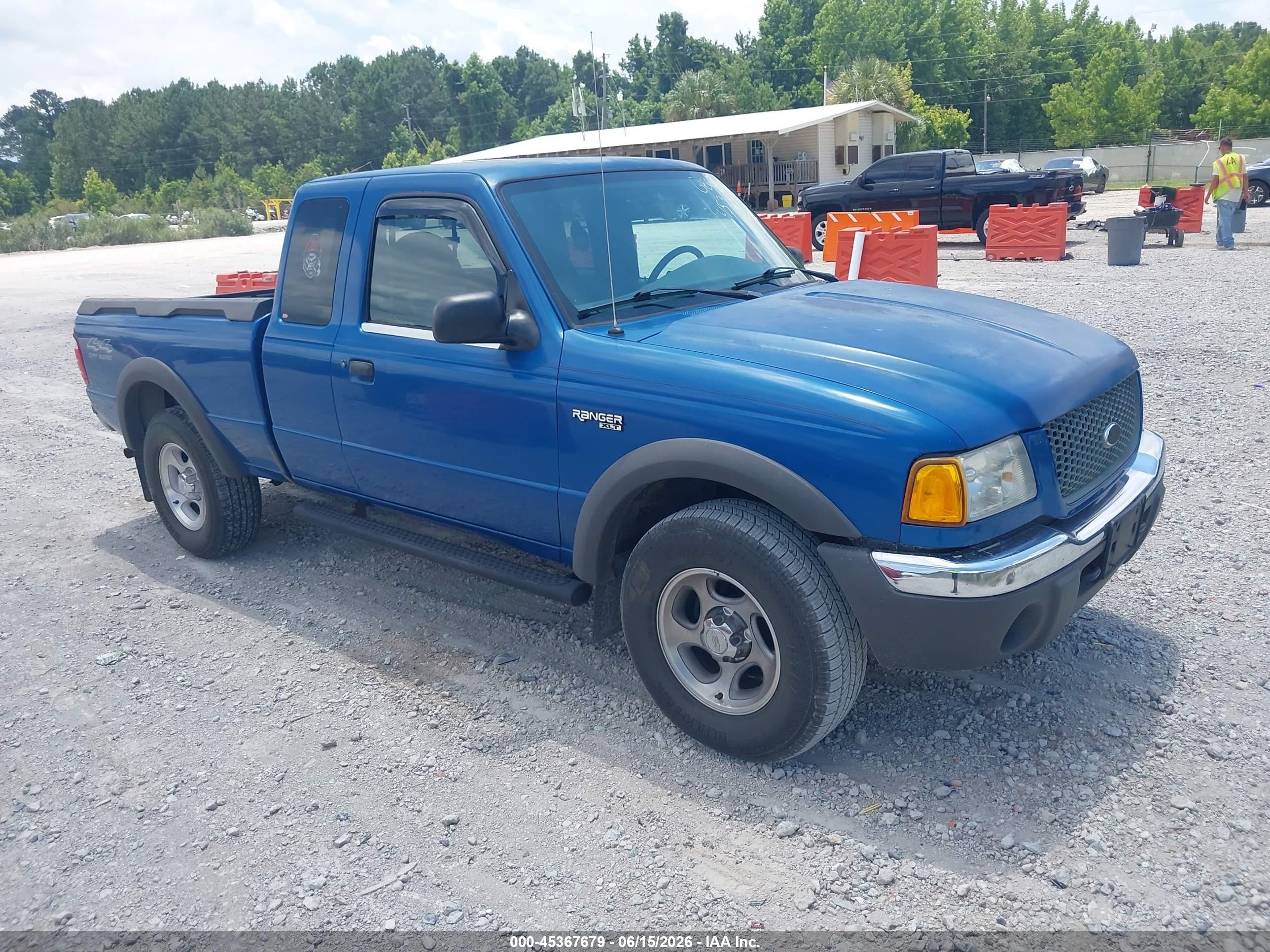 2001 Ford Ranger Edge/xlt Blue vin: 1FTZR15E11PA01531