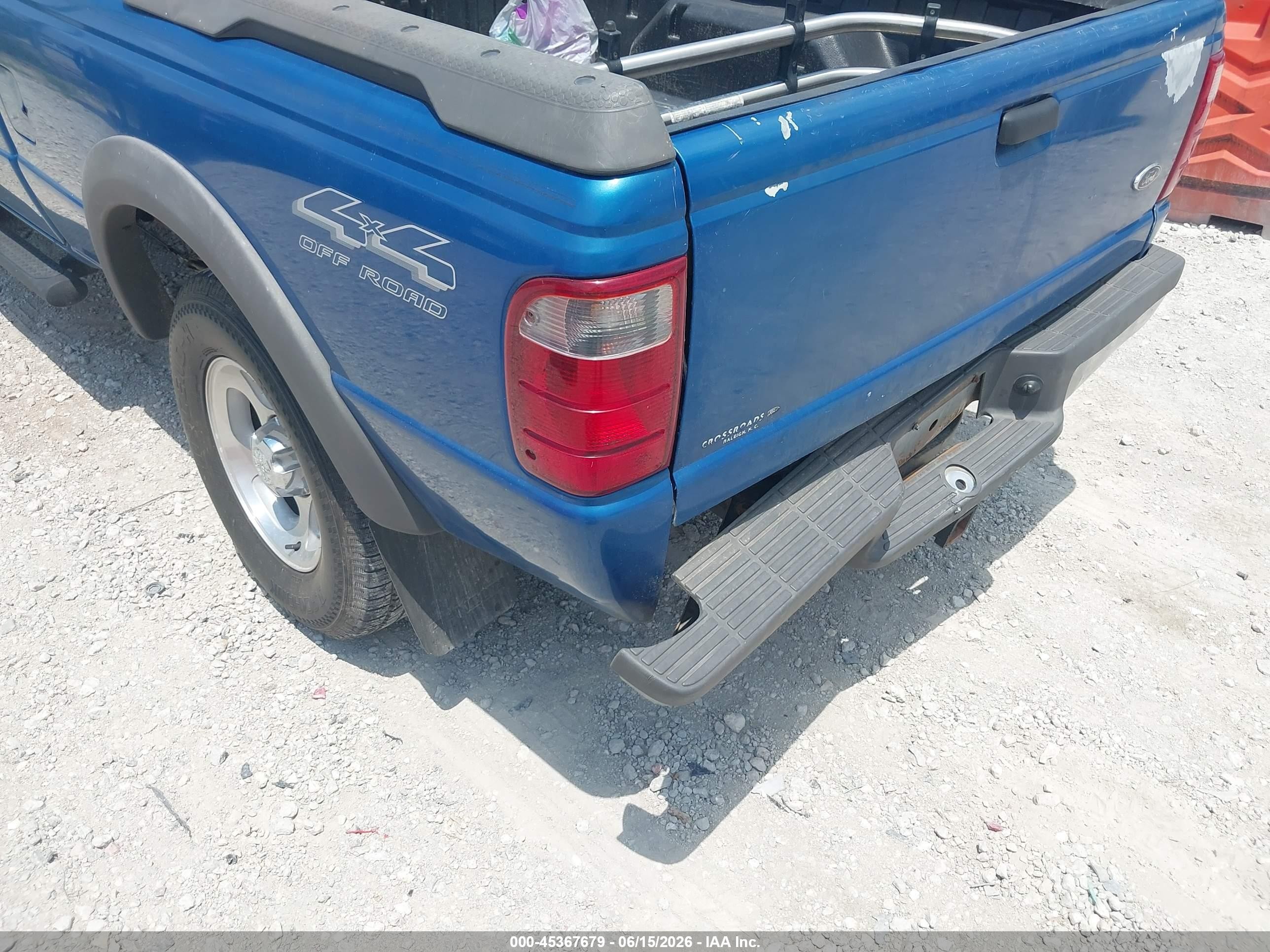 2001 Ford Ranger Edge/xlt Blue vin: 1FTZR15E11PA01531